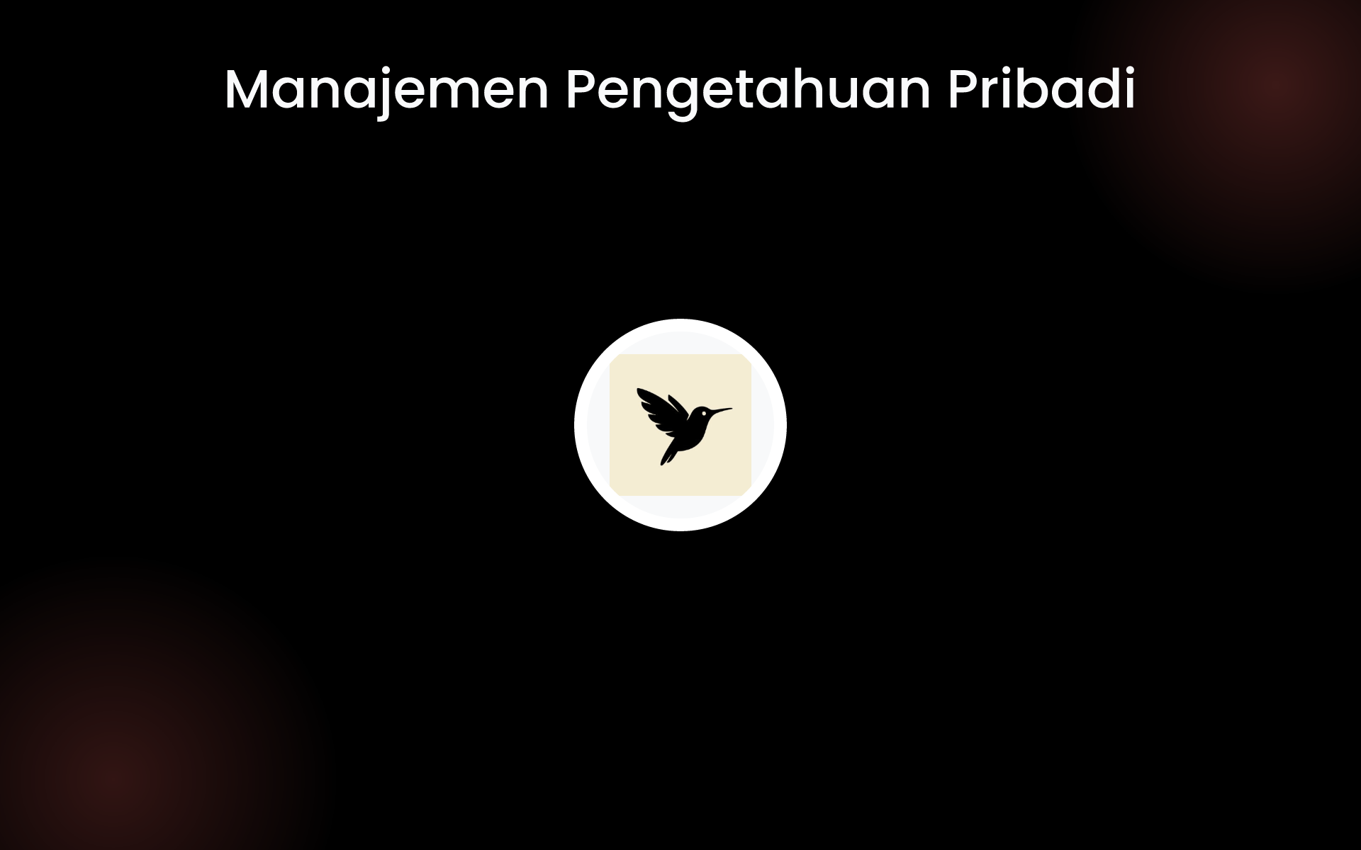 Manajemen Pengetahuan Pribadi tools