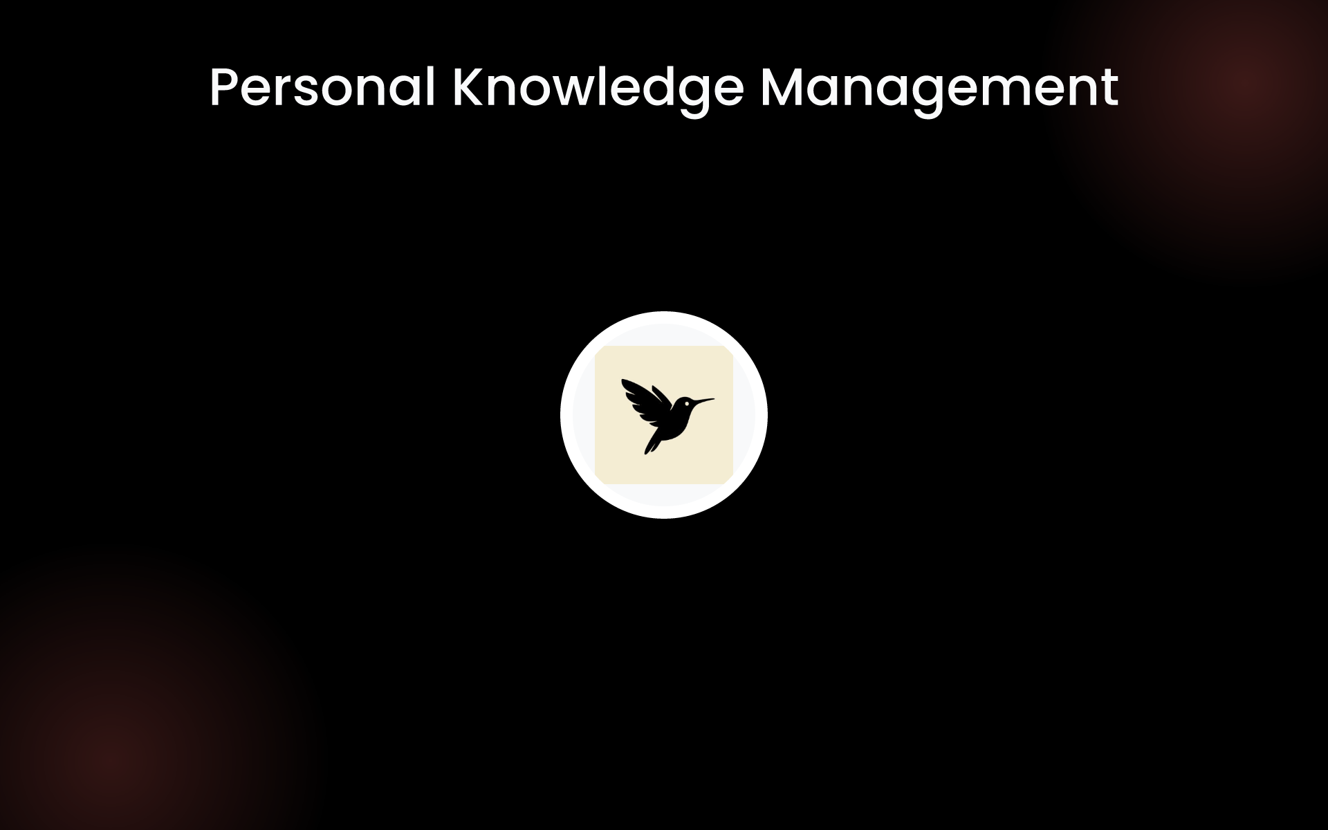Personal Knowledge Management tools