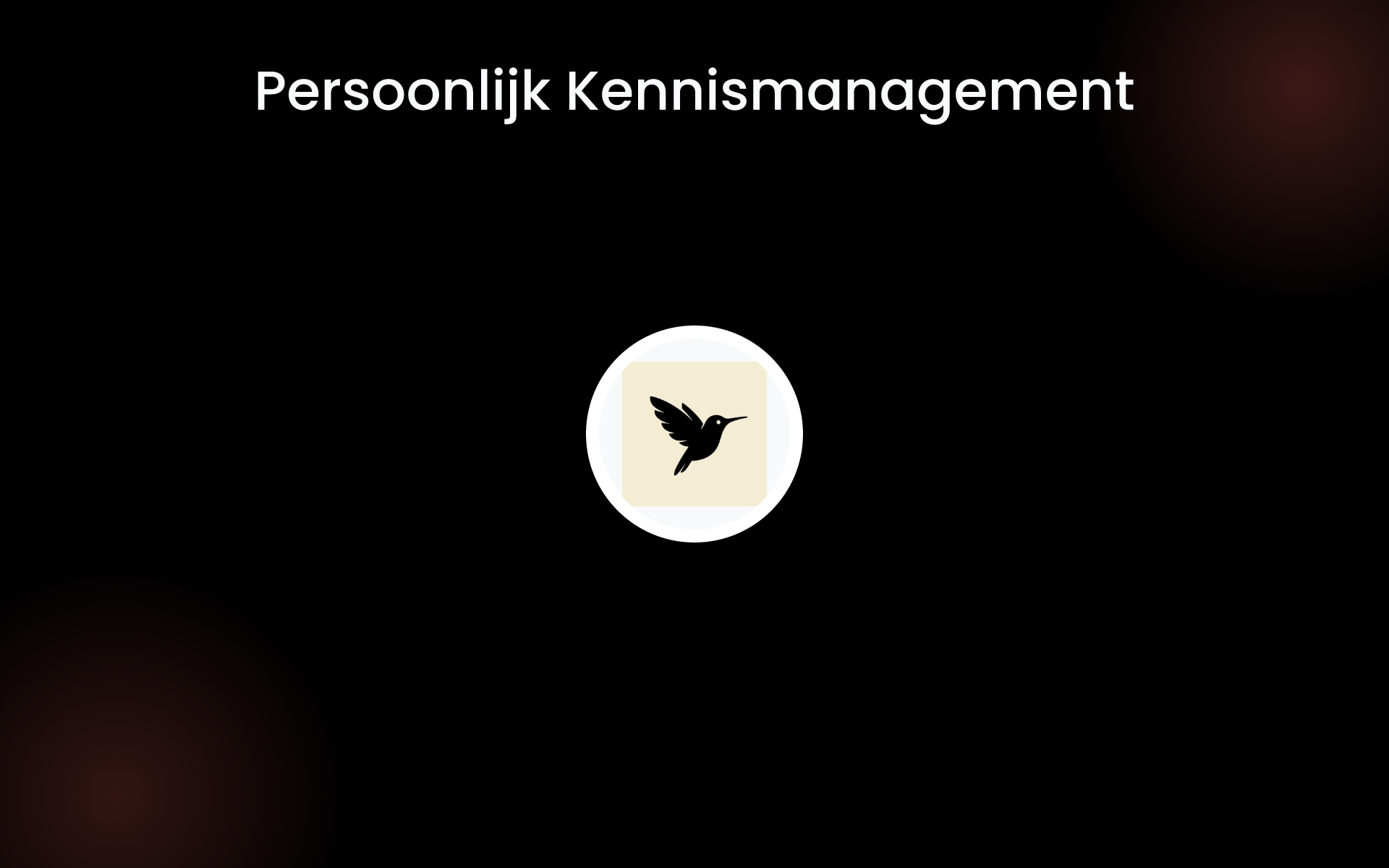 Persoonlijk Kennismanagement tools