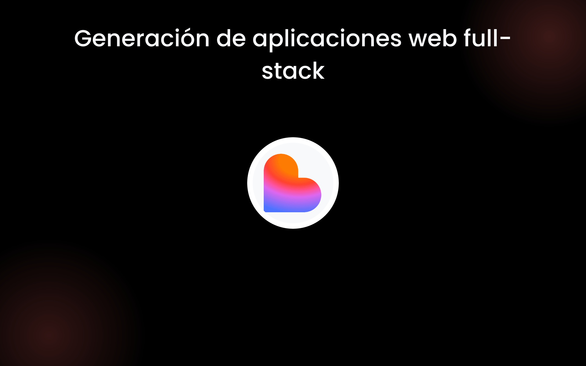 Generación de aplicaciones web full-stack tools