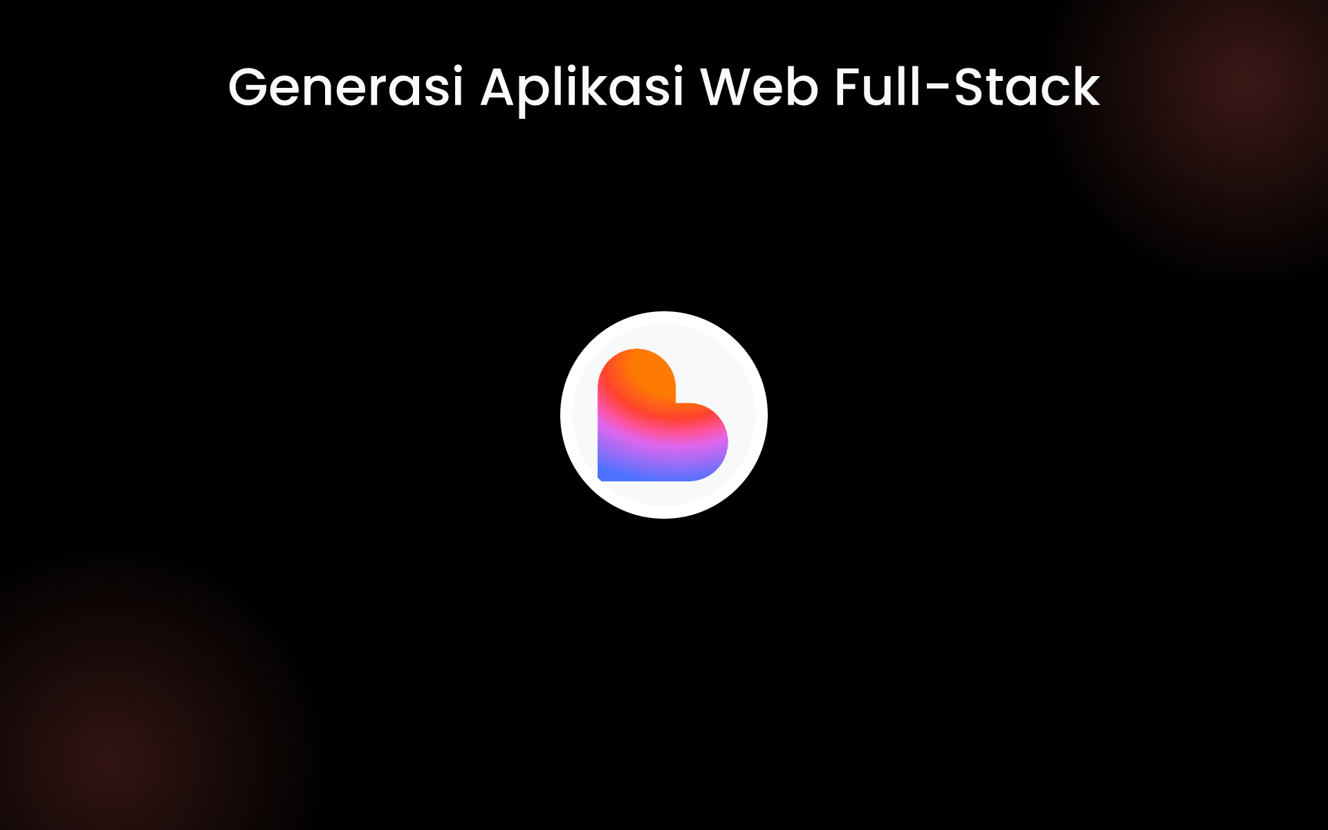 Generasi Aplikasi Web Full-Stack tools