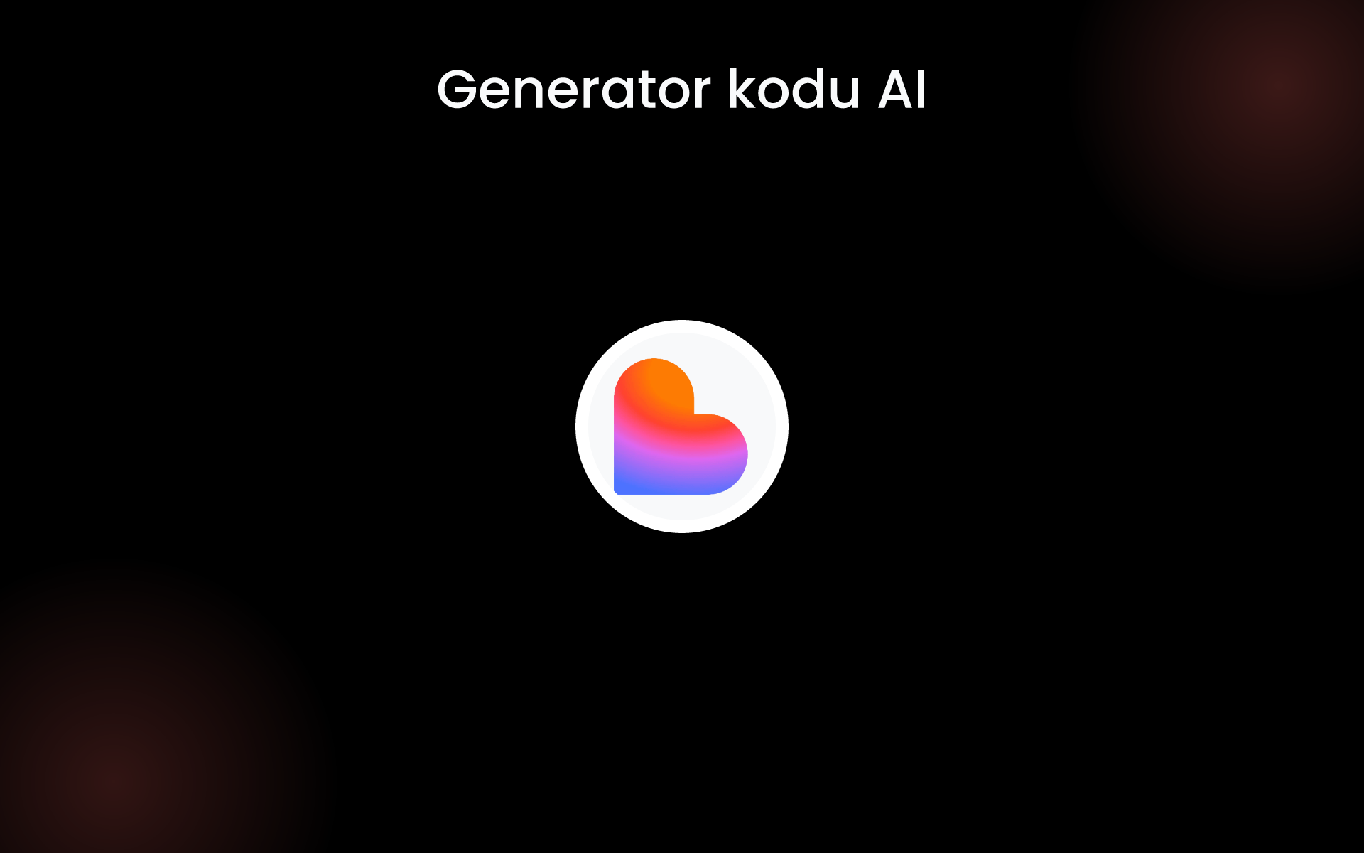 Generator kodu AI tools