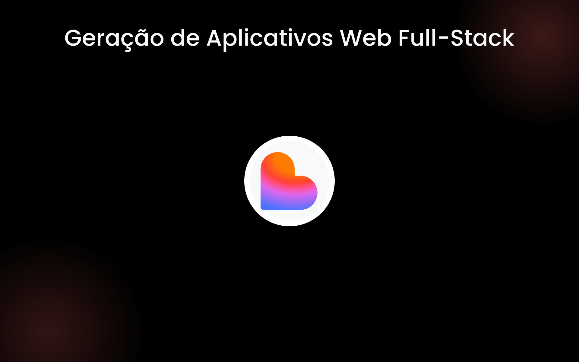 Geração de Aplicativos Web Full-Stack tools