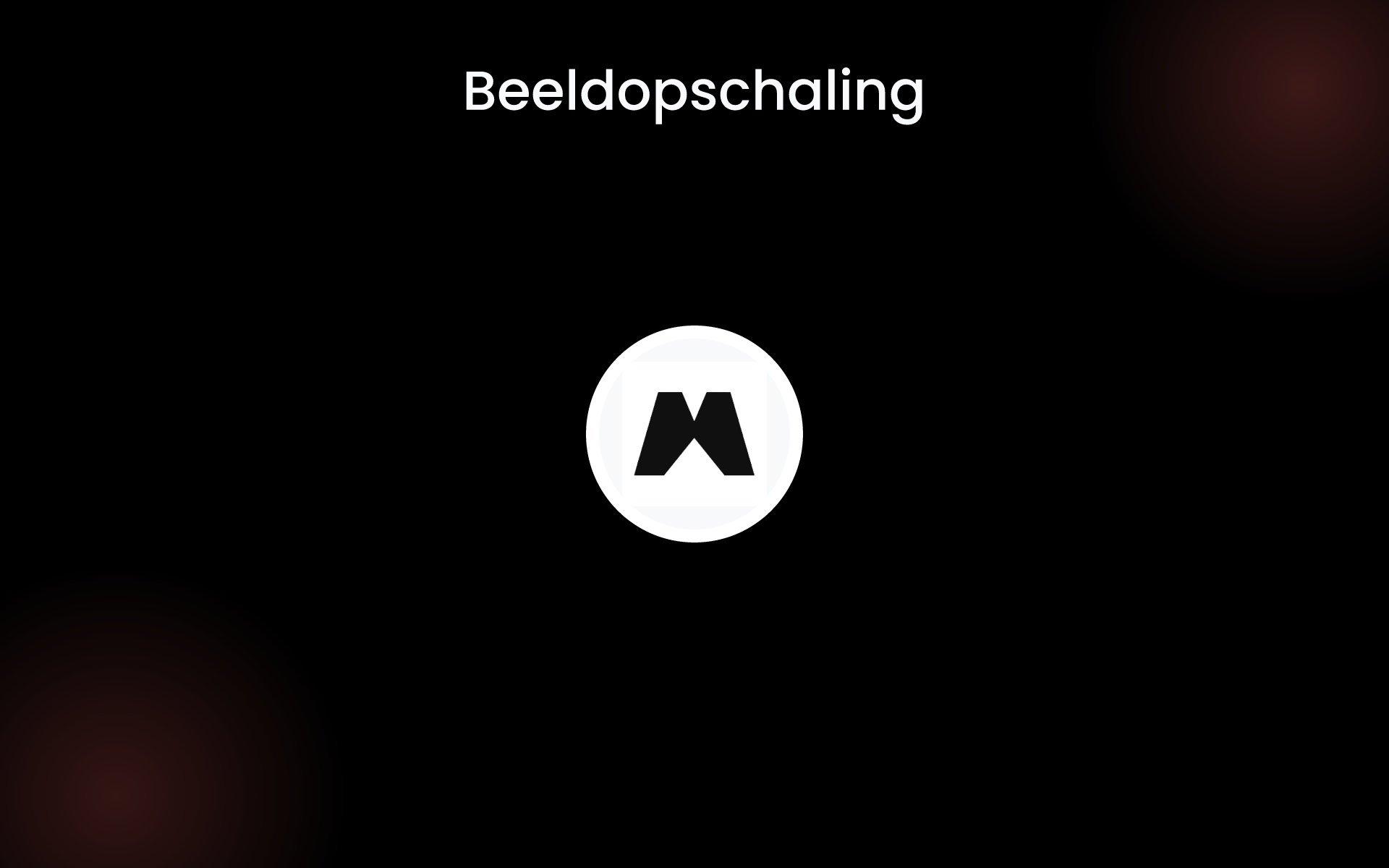 Beeldopschaling tools