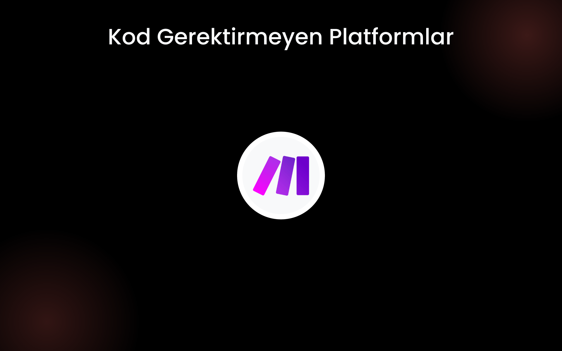 Kod Gerektirmeyen Platformlar tools Kod Gerektirmeyen Platformlar tools