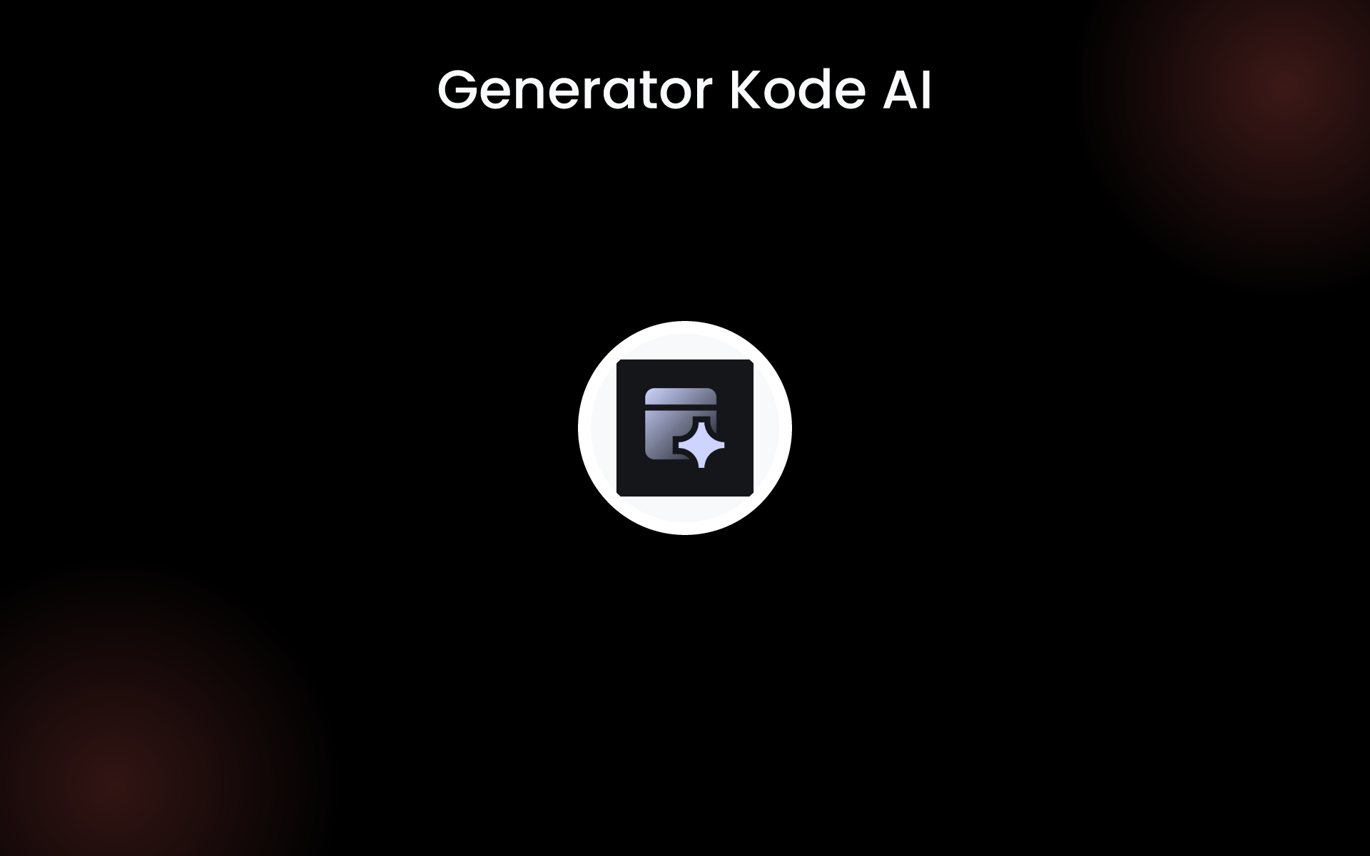 Generator Kode AI tools Generator Kode AI tools
