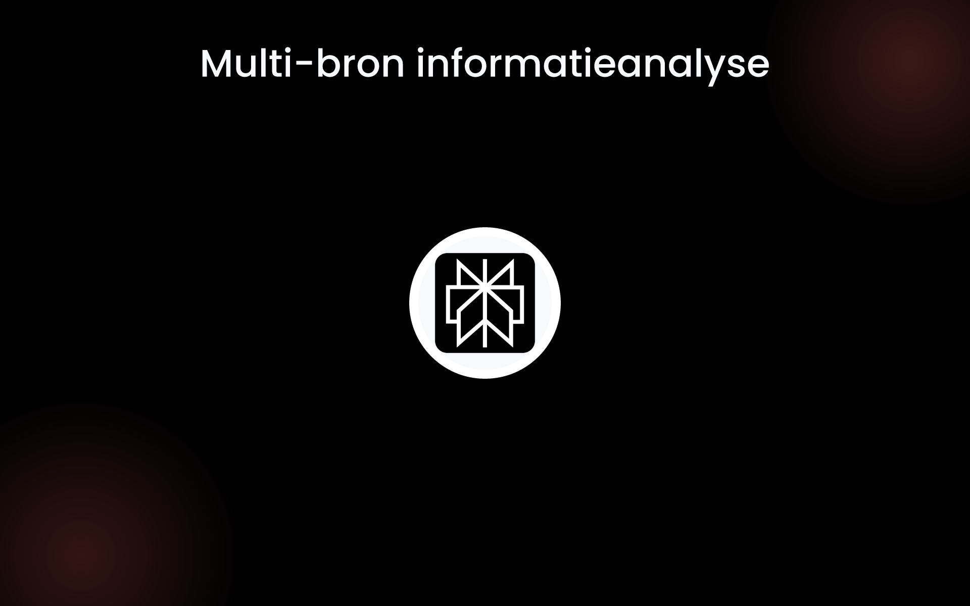 Multi-bron informatieanalyse tools