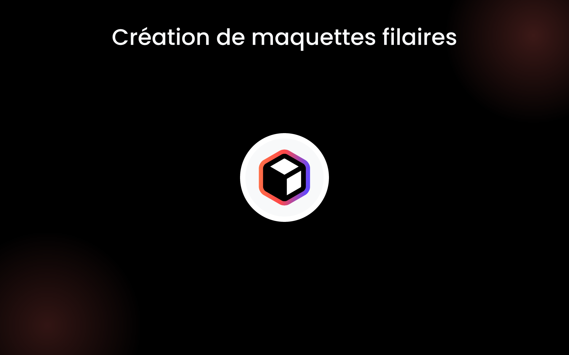 Création de maquettes filaires tools