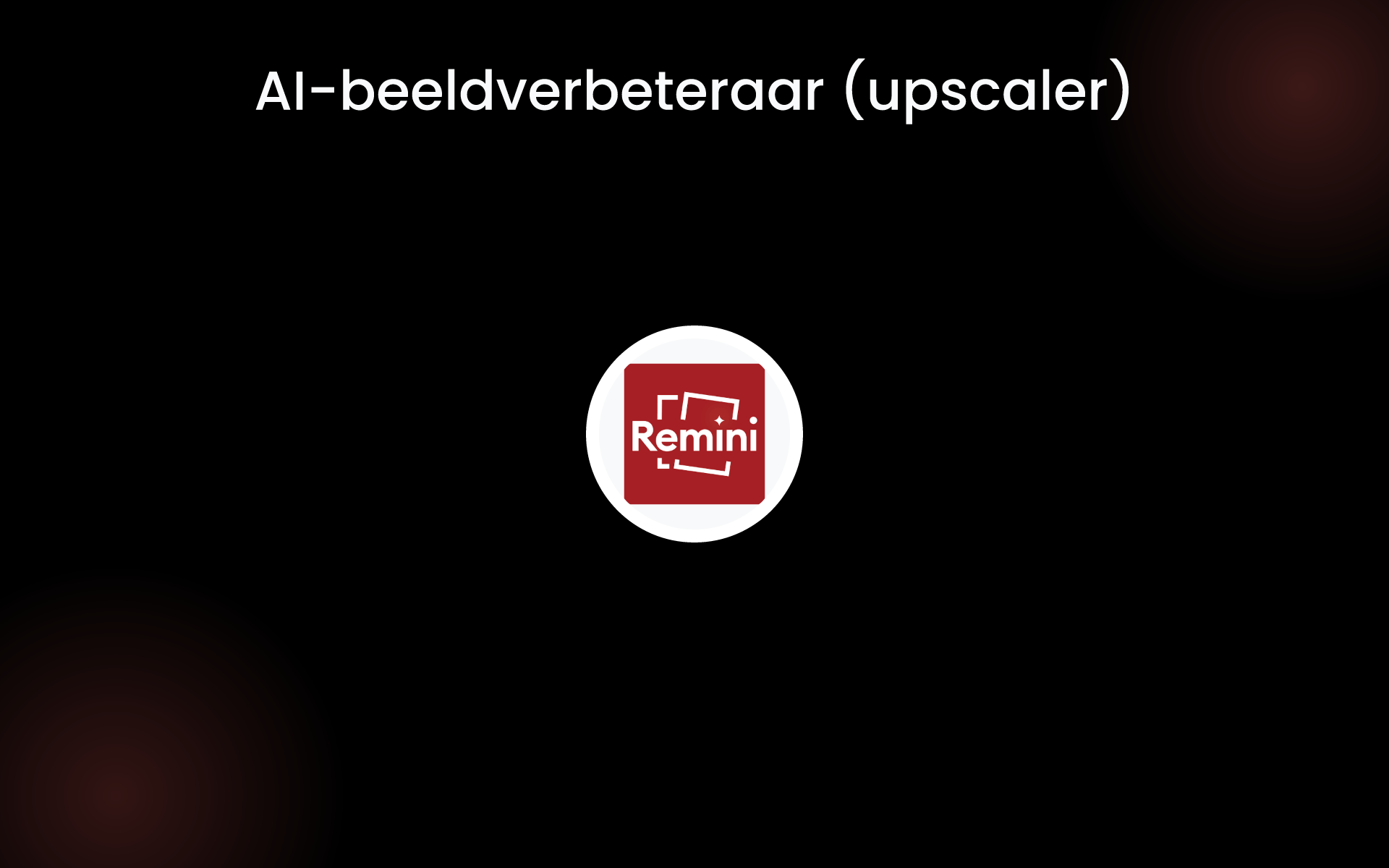 AI-beeldverbeteraar (upscaler) tools