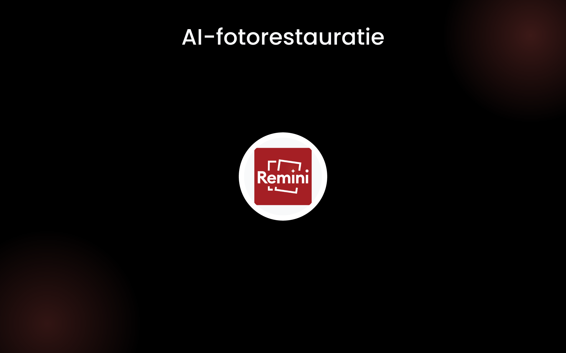 AI-fotorestauratie tools