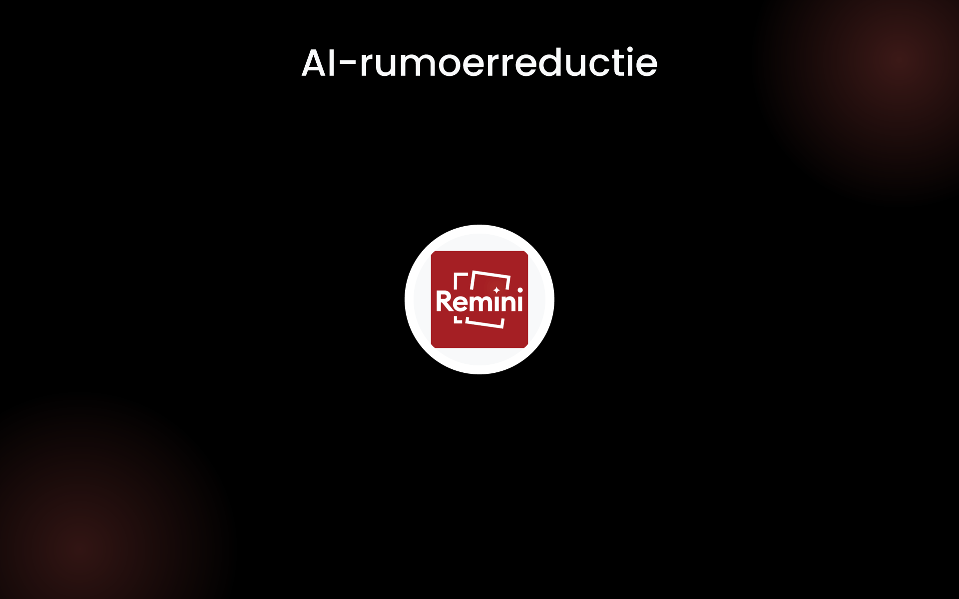 AI-rumoerreductie tools AI-rumoerreductie tools