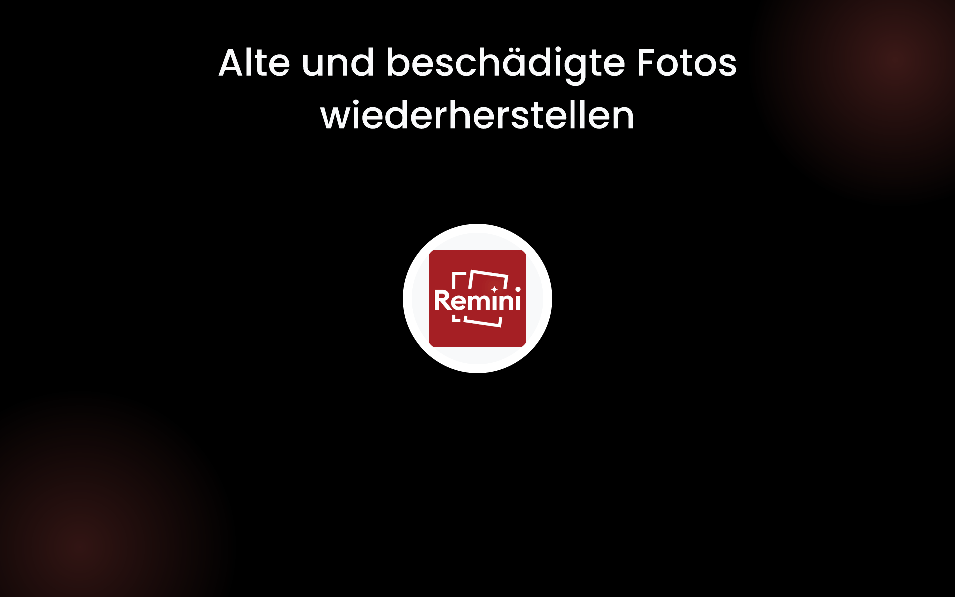 Alte und beschädigte Fotos wiederherstellen tools