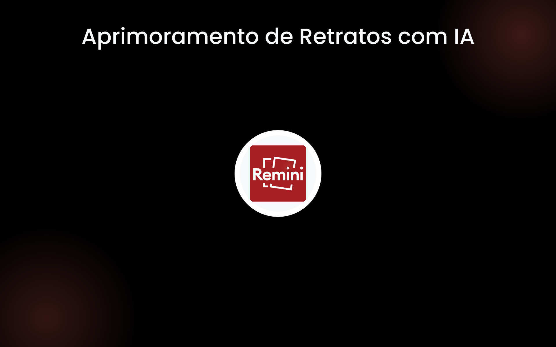 Aprimoramento de Retratos com IA tools