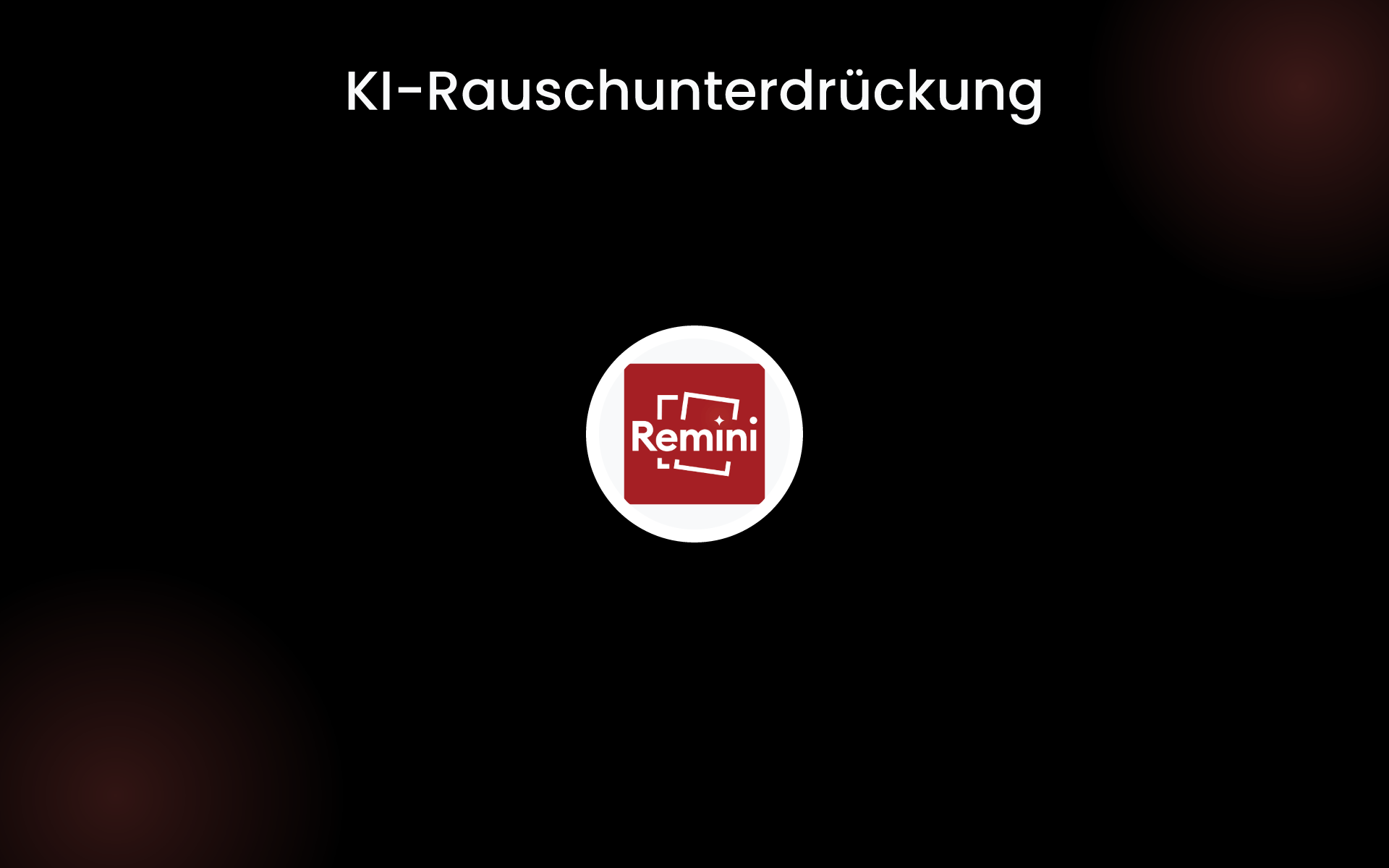KI-Rauschunterdrückung tools KI-Rauschunterdrückung tools