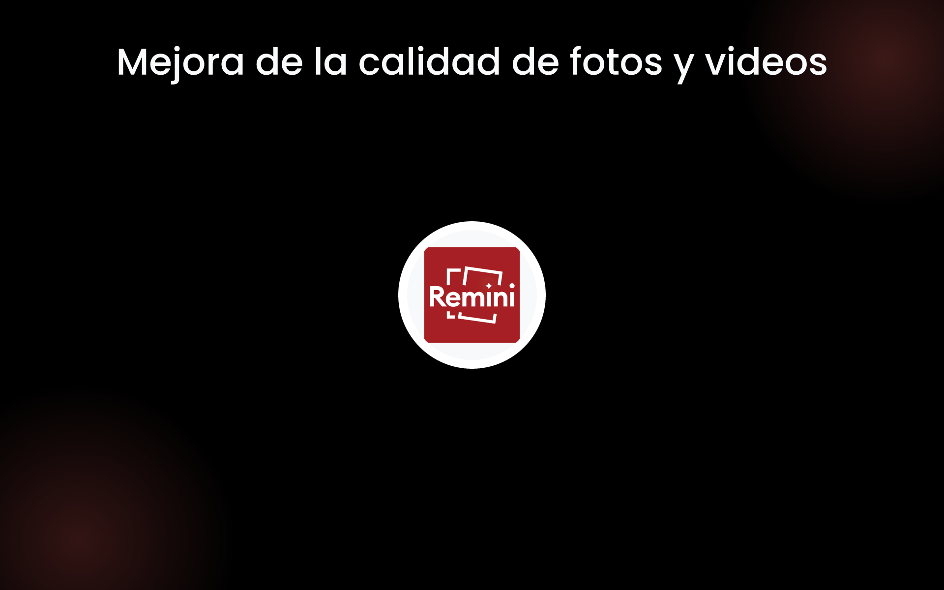 Mejora de la calidad de fotos y videos tools