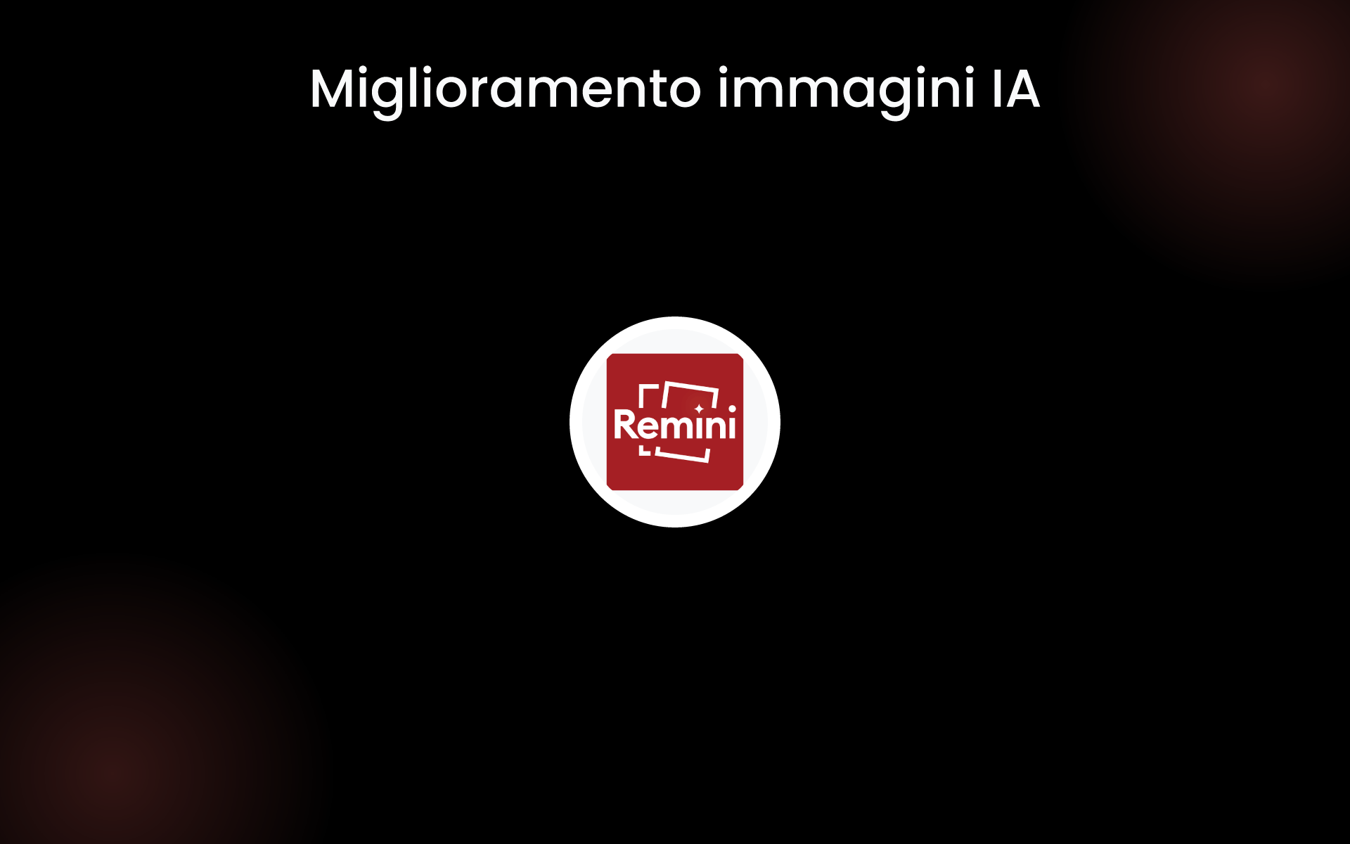 Miglioramento immagini IA tools