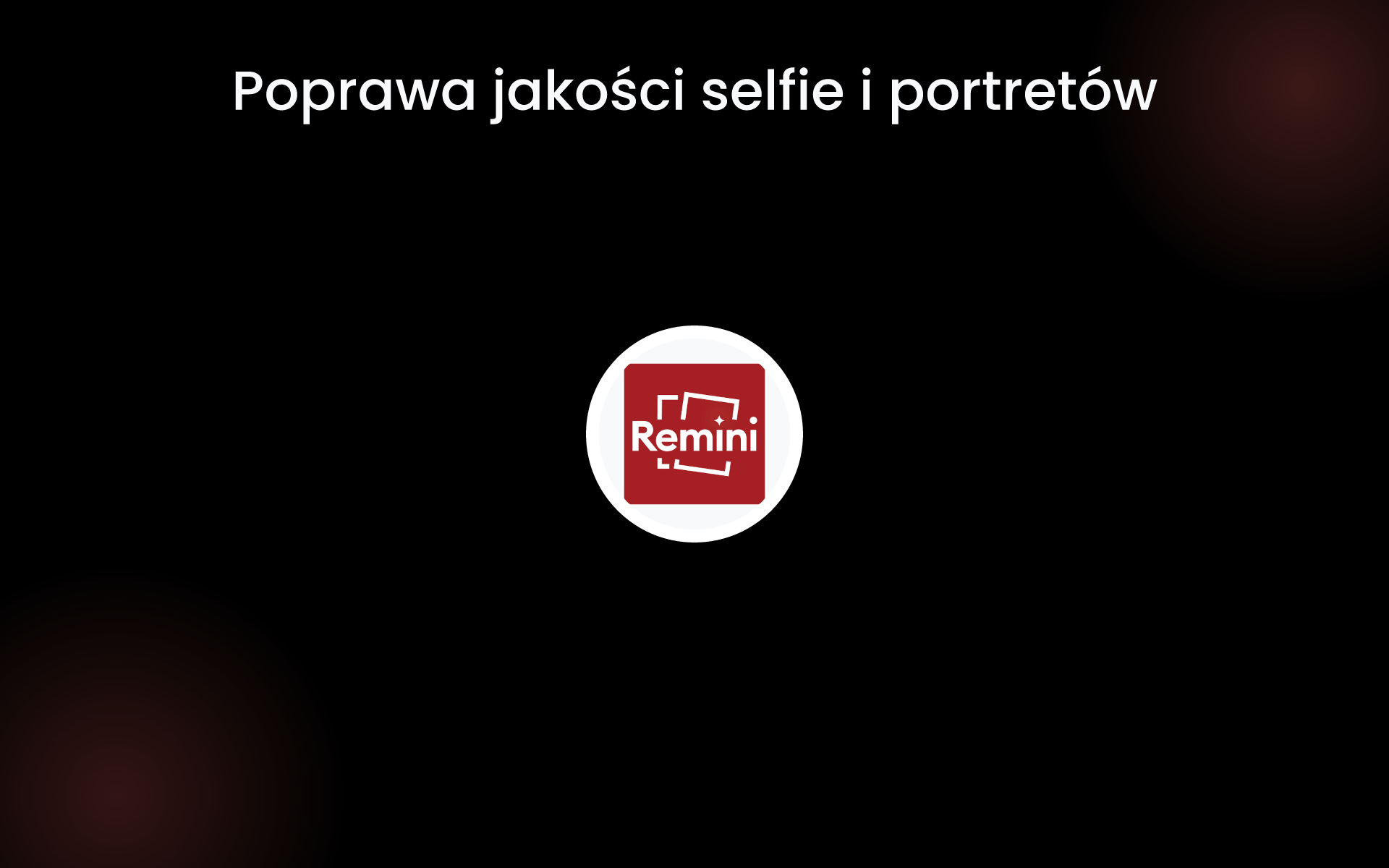 Poprawa jakości selfie i portretów tools