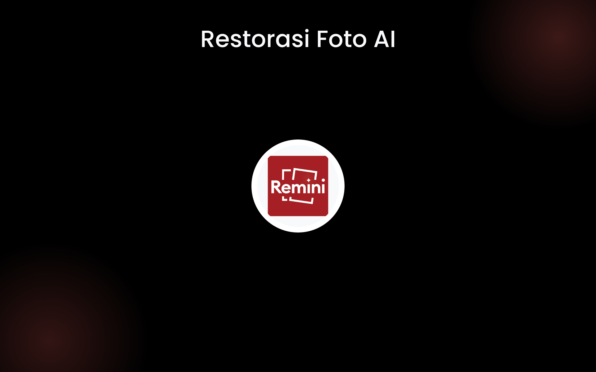 Restorasi Foto AI tools