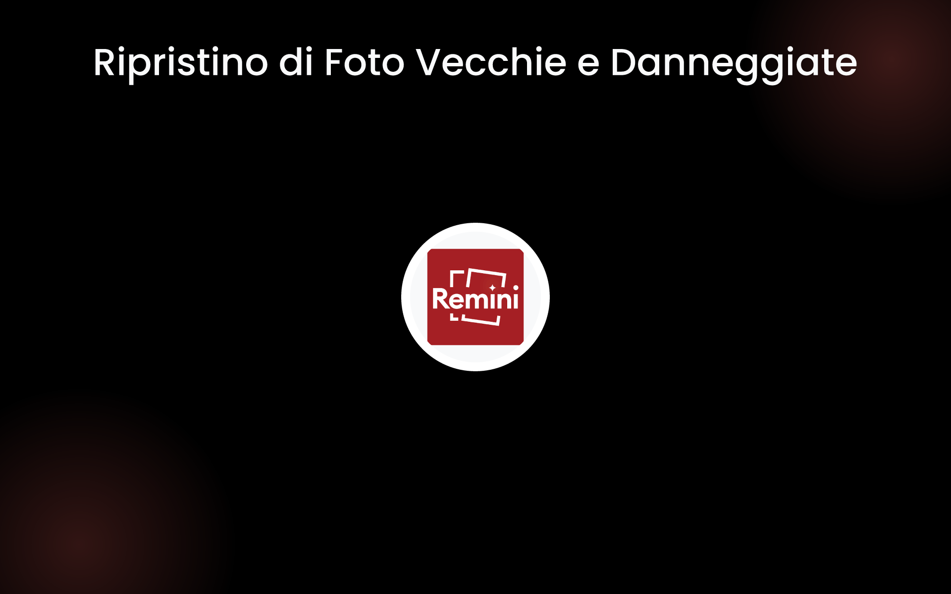 Ripristino di Foto Vecchie e Danneggiate tools