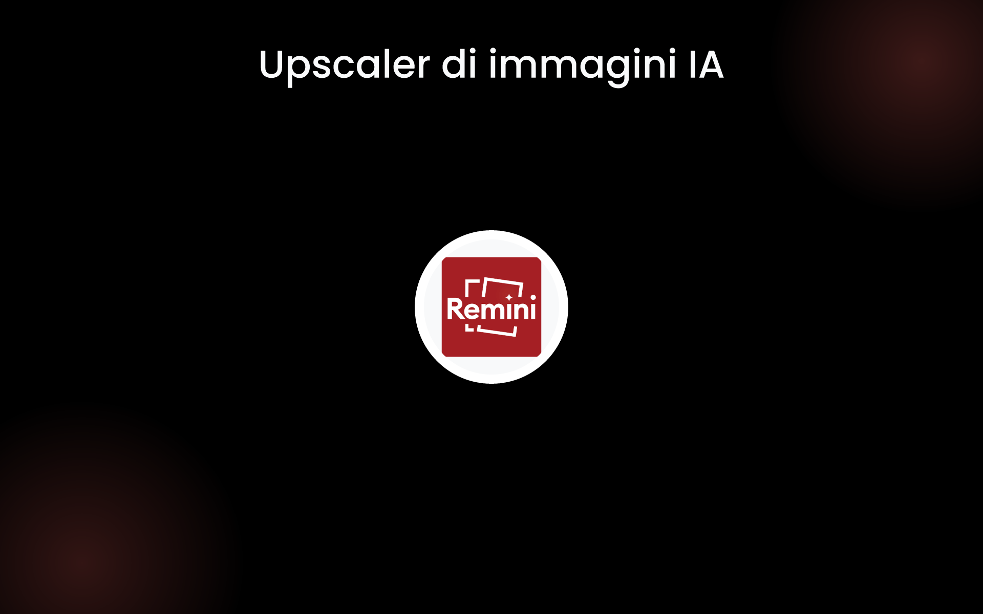 Upscaler di immagini IA tools