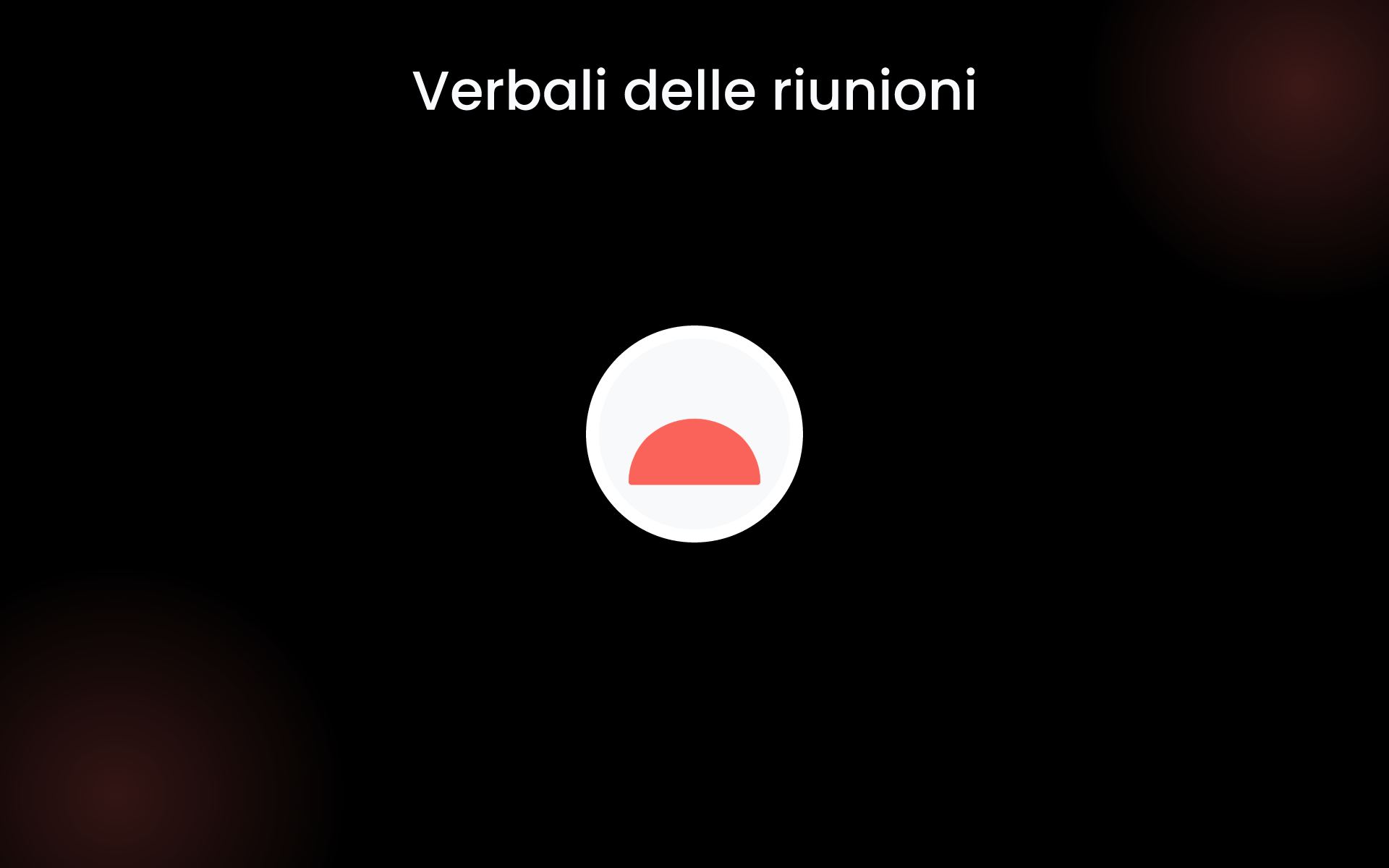 Verbali delle riunioni tools