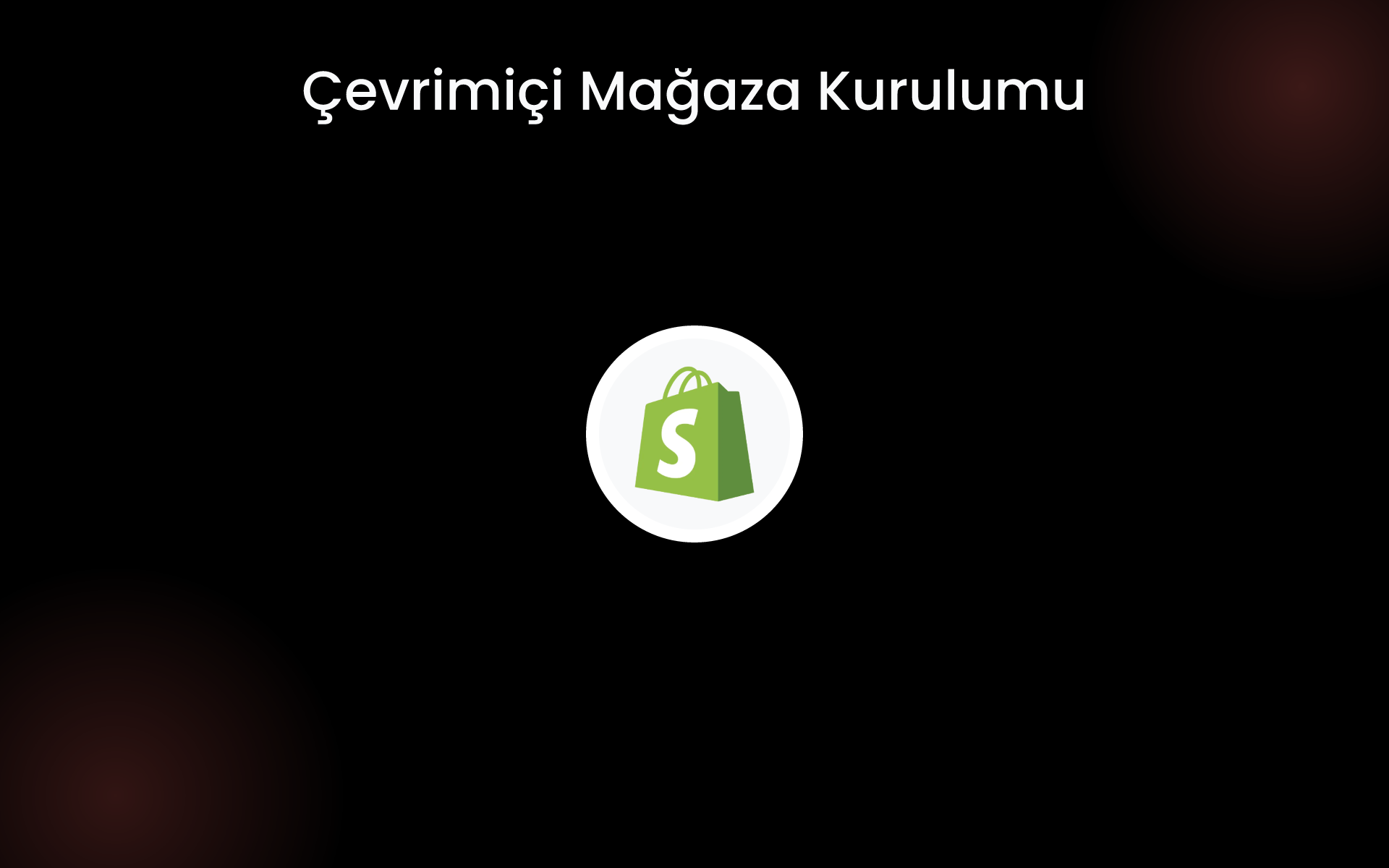 Çevrimiçi Mağaza Kurulumu tools