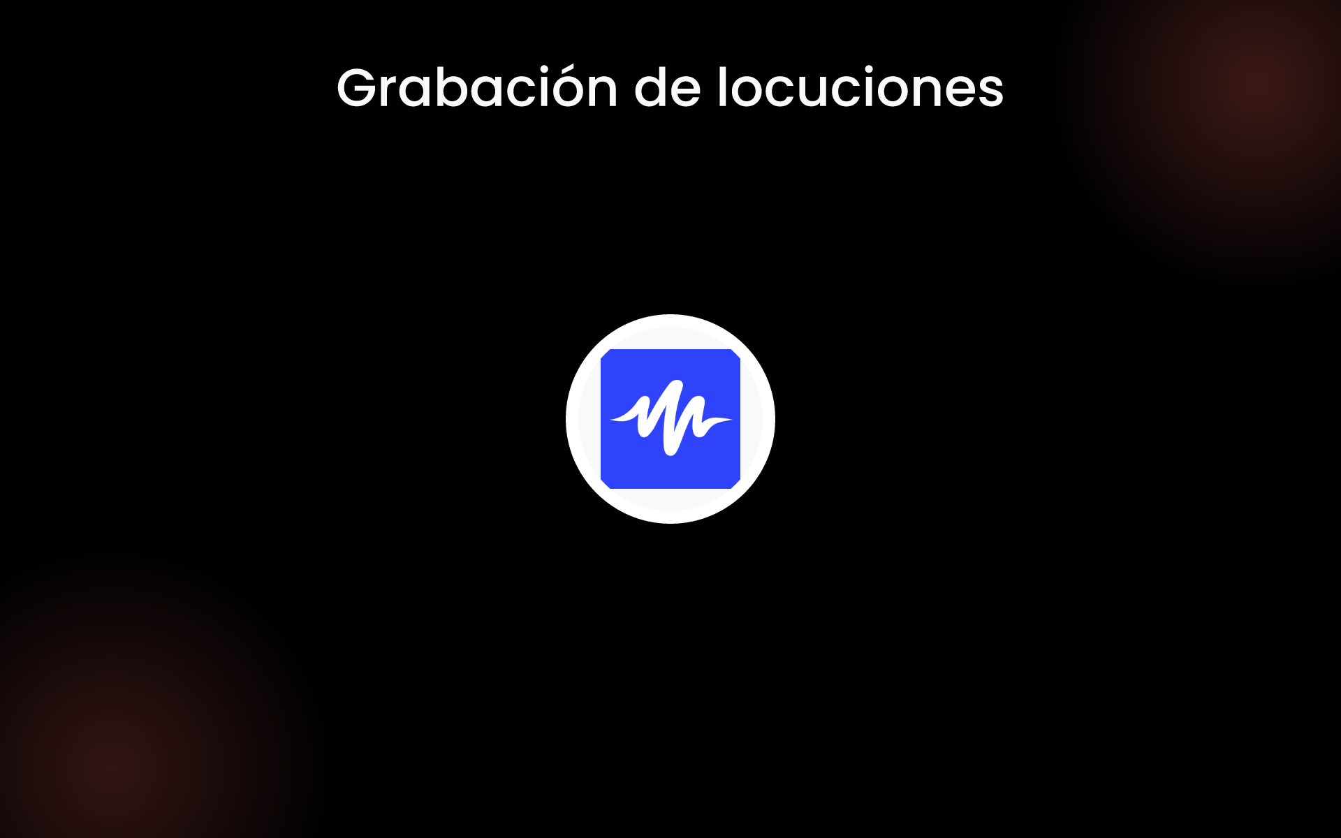 Grabación de locuciones tools
