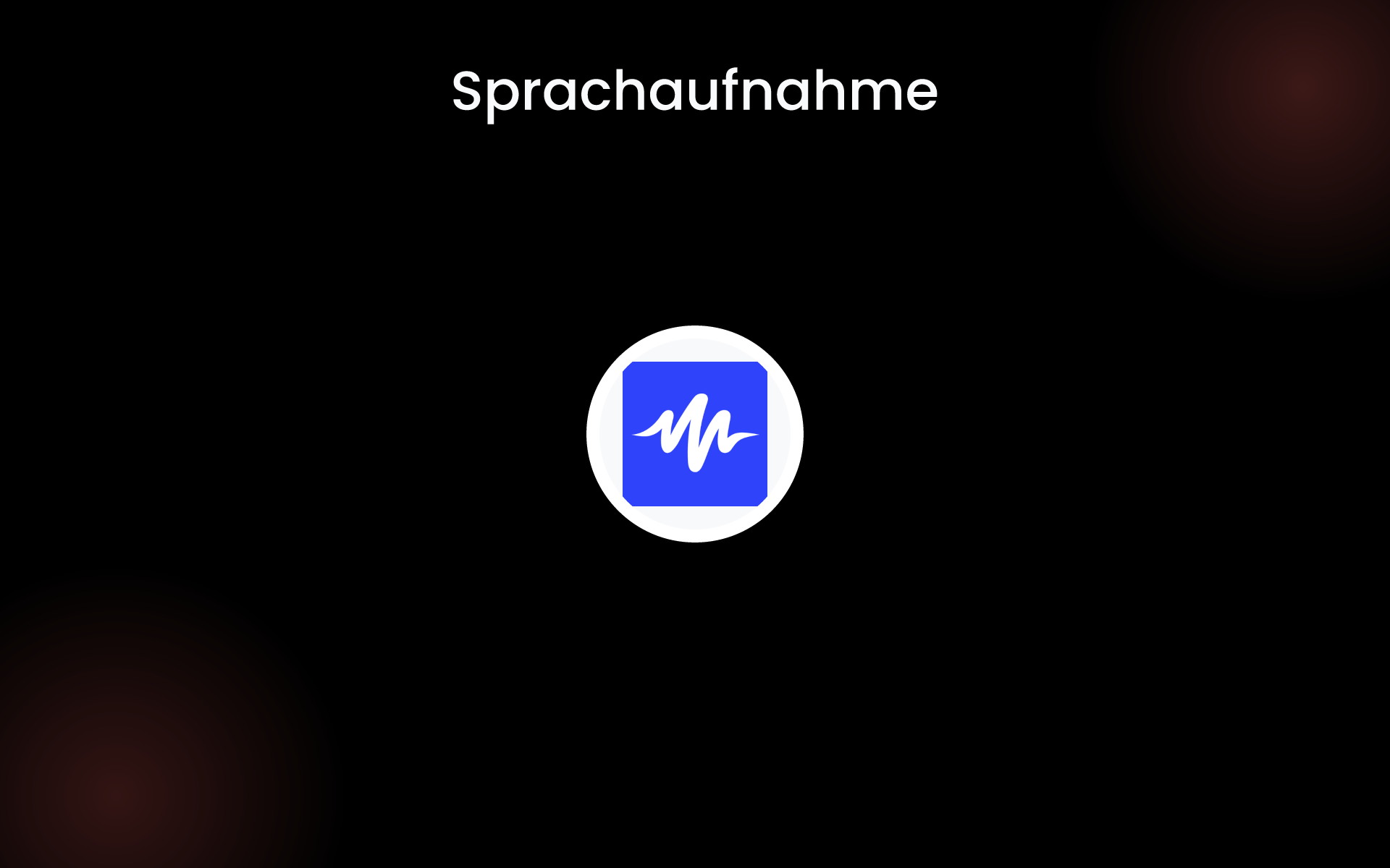 Sprachaufnahme tools