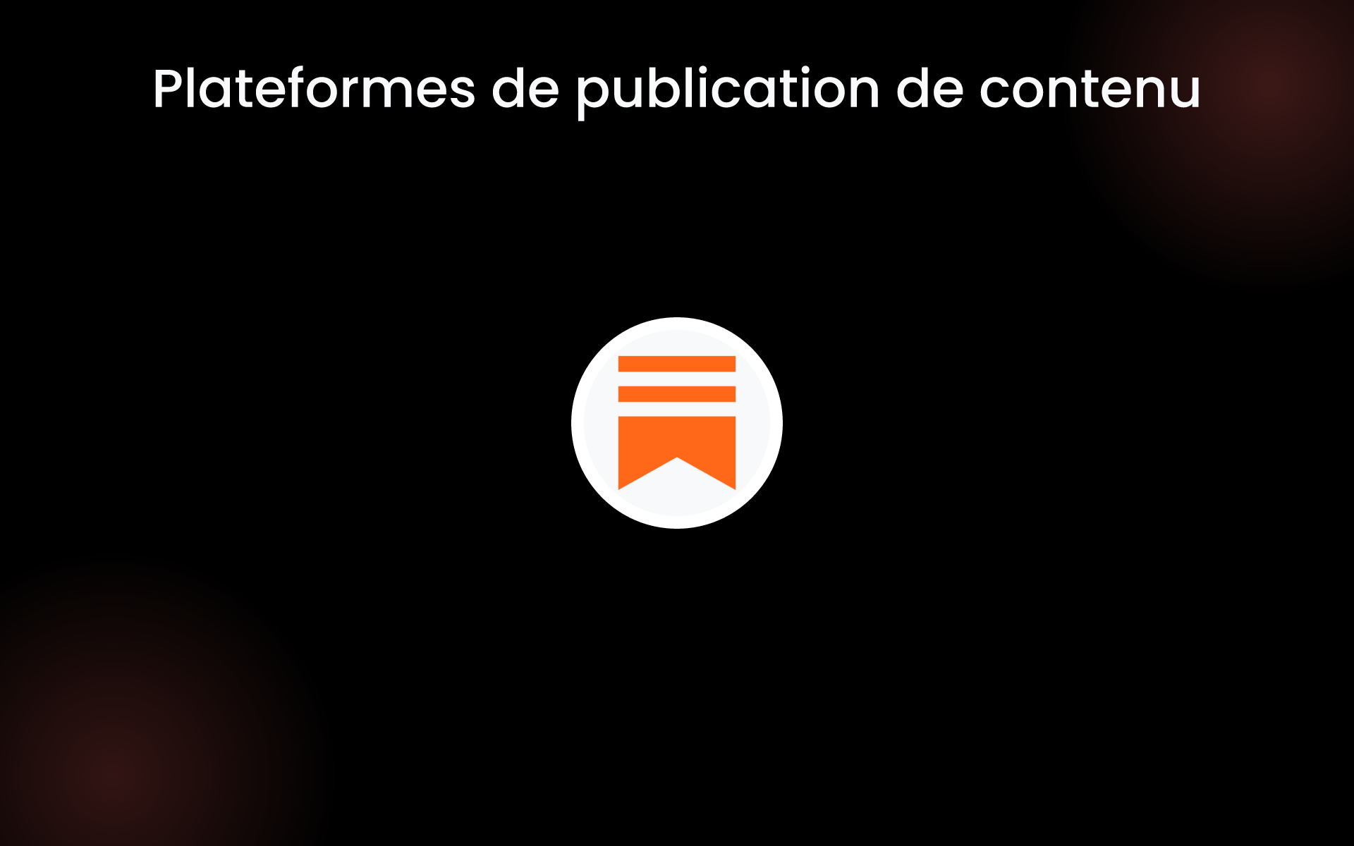 Plateformes de publication de contenu tools
