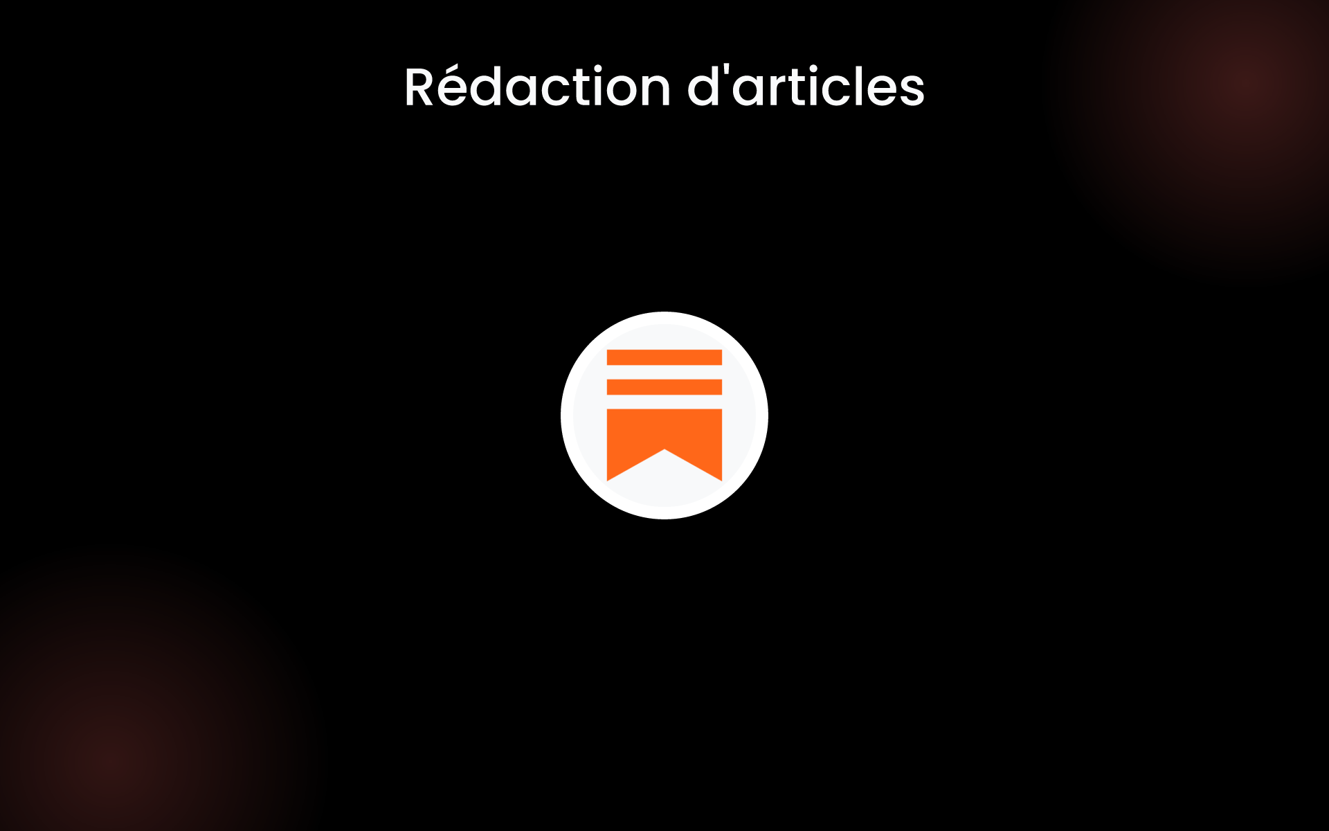 Rédaction d'articles tools