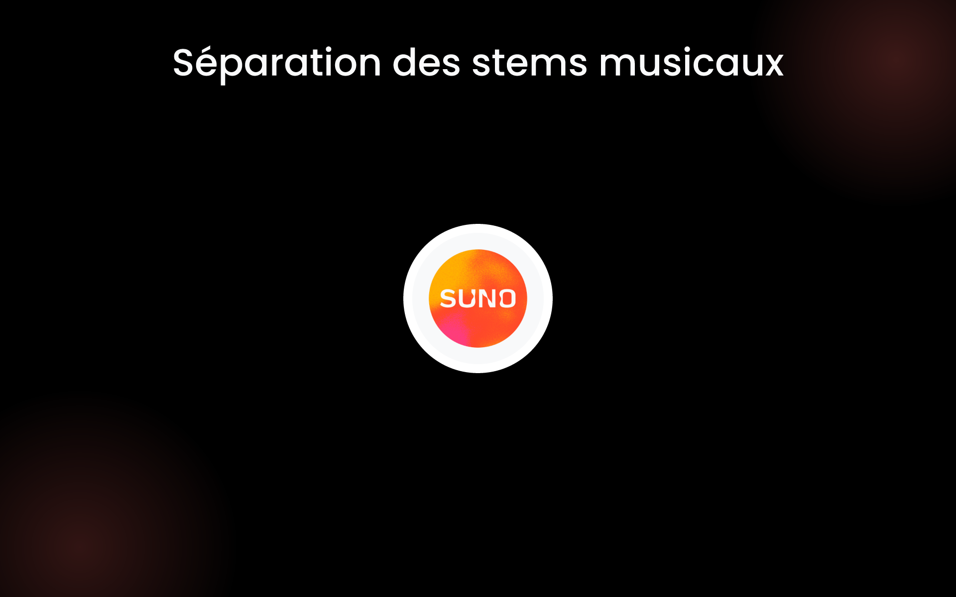 Séparation des stems musicaux tools