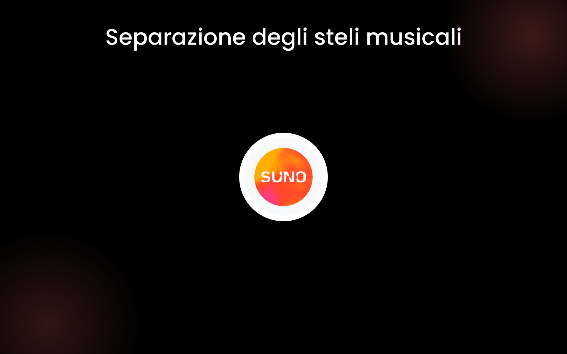 Separazione degli steli musicali tools
