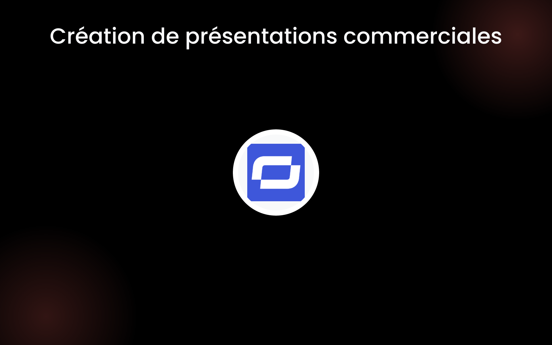 Création de présentations commerciales tools