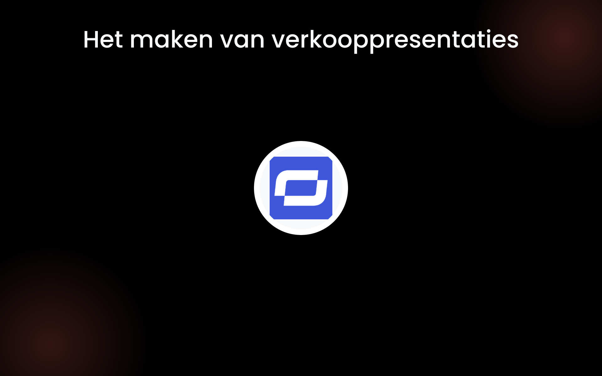 Het maken van verkooppresentaties tools