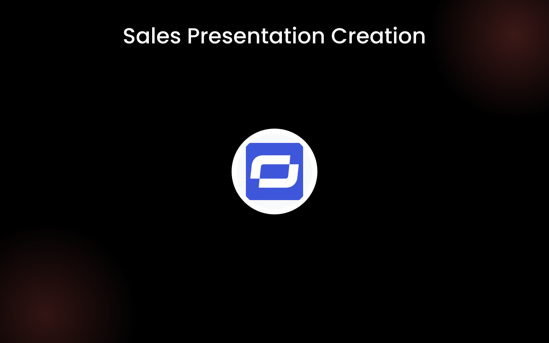Sales Presentation Creation tools