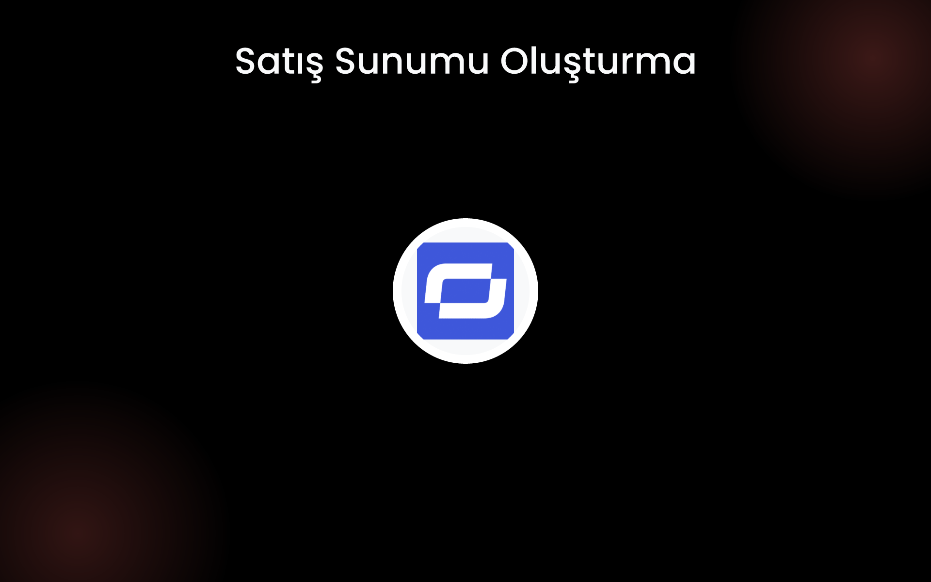 Satış Sunumu Oluşturma tools