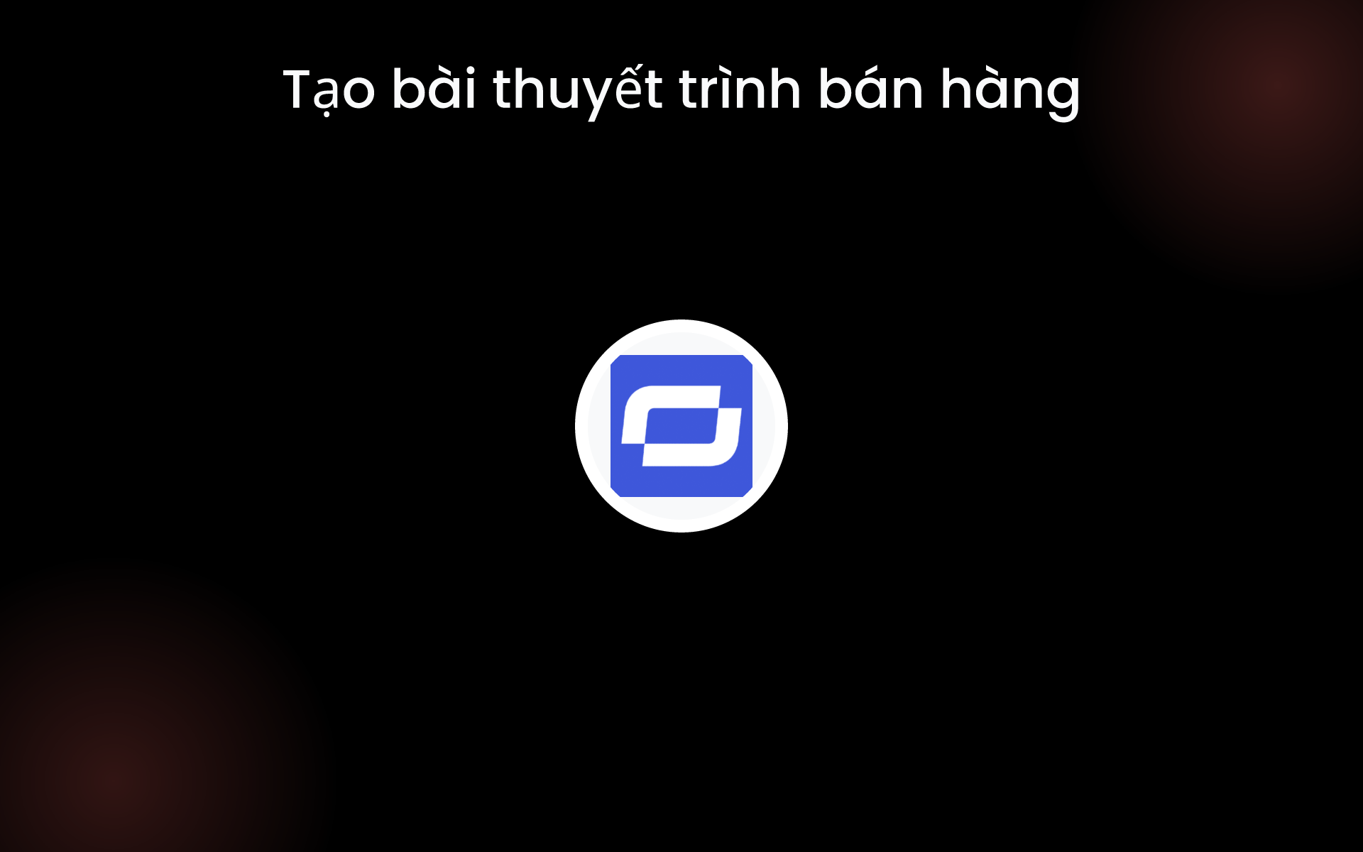 Tạo bài thuyết trình bán hàng tools