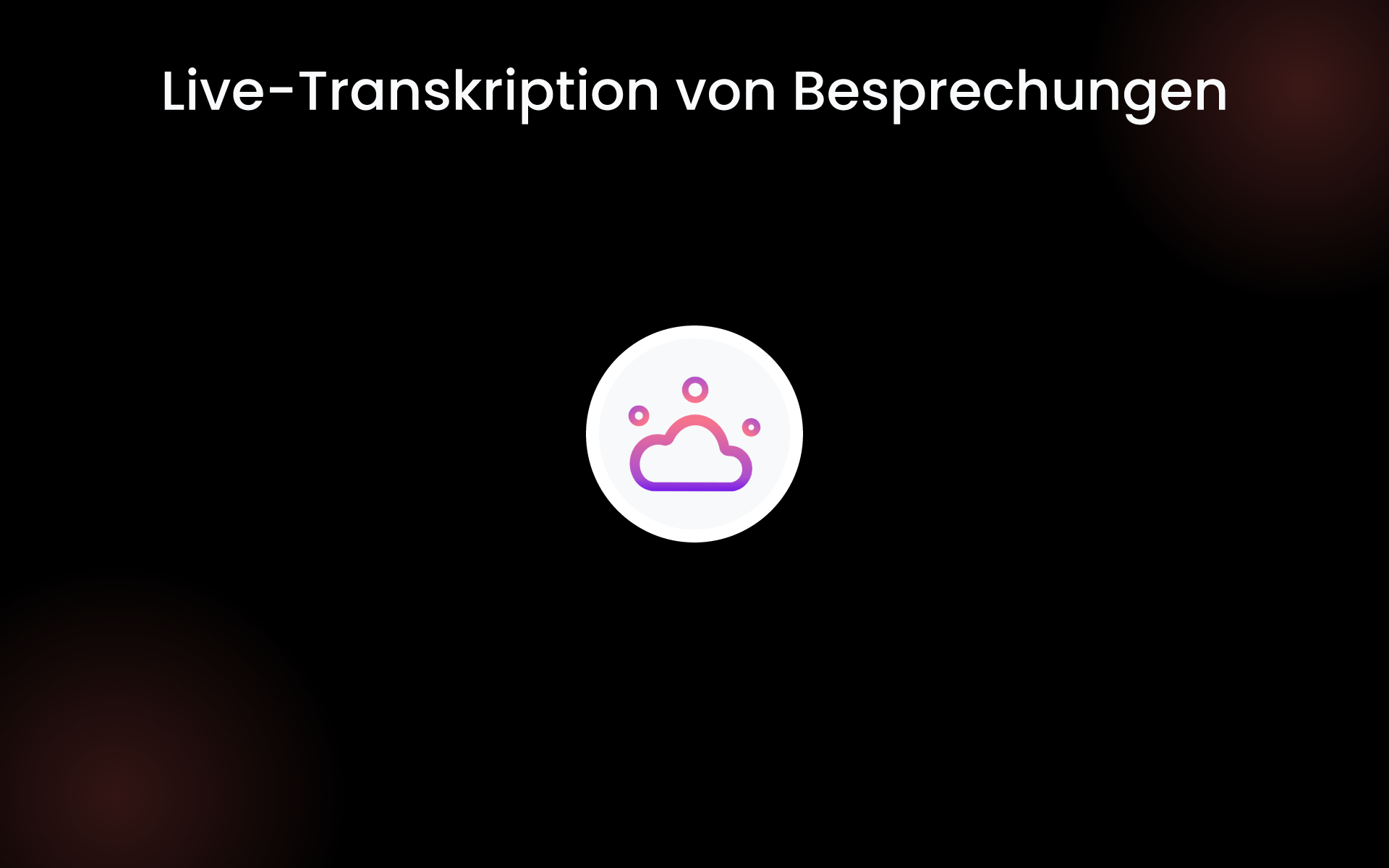 Live-Transkription von Besprechungen tools