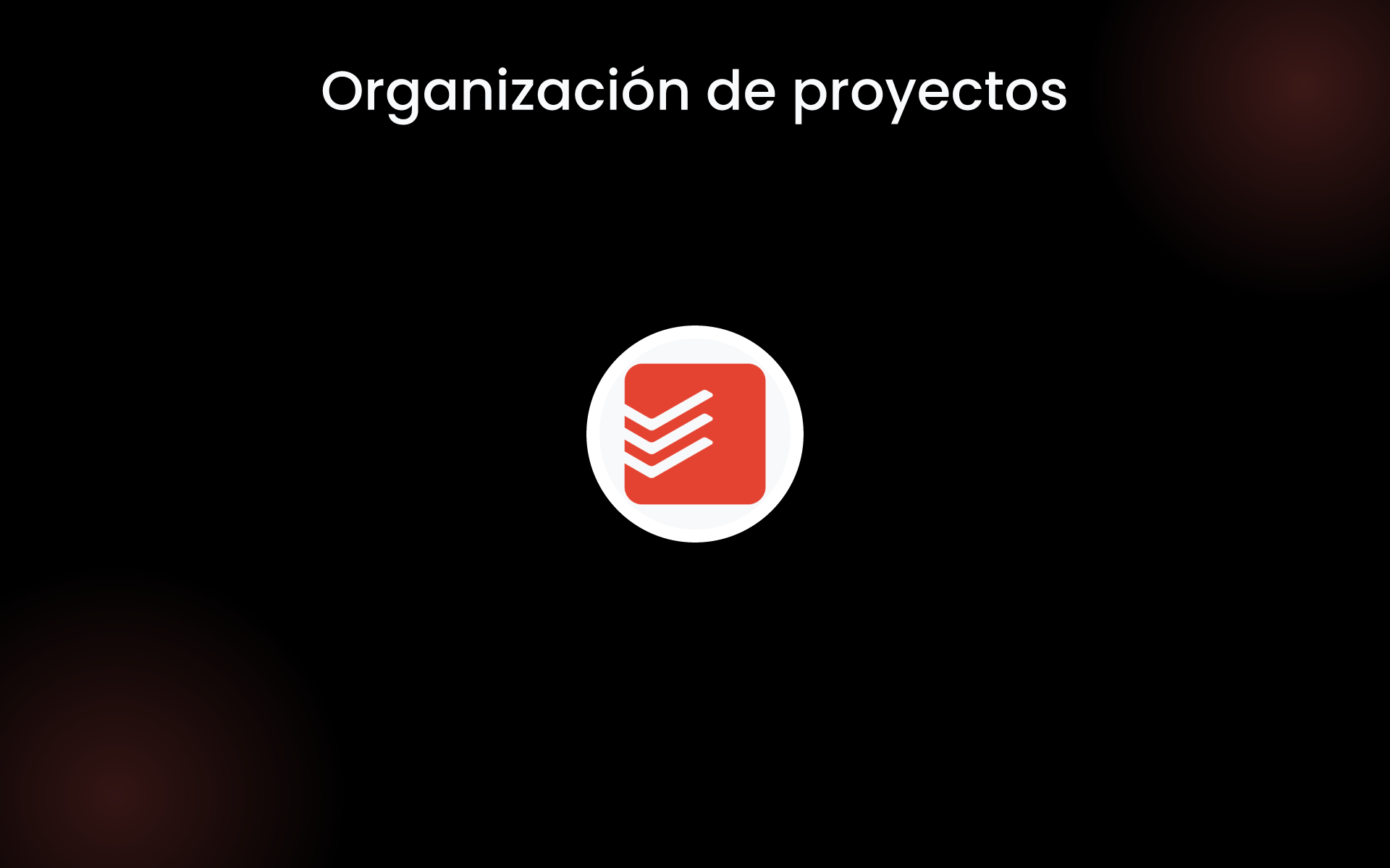 Organización de proyectos tools