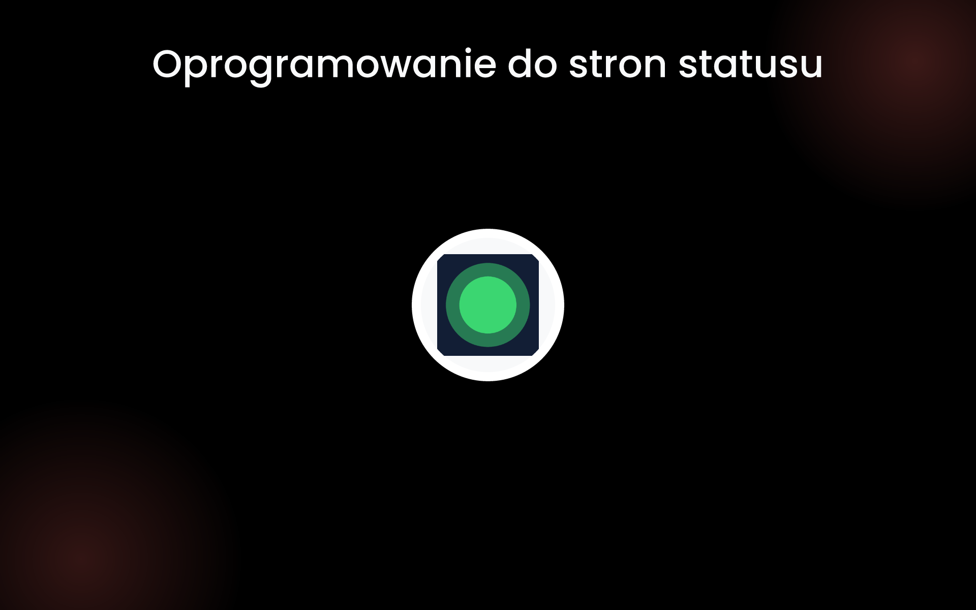 Oprogramowanie do stron statusu tools