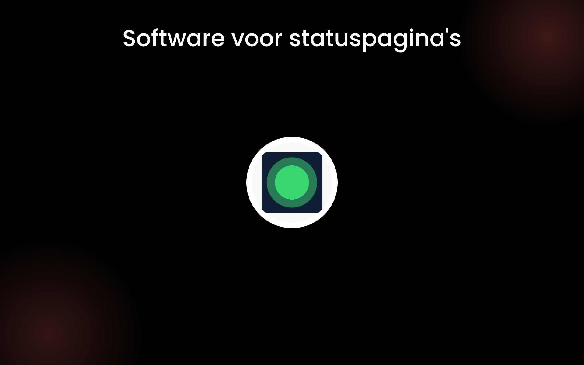 Software voor statuspagina's tools