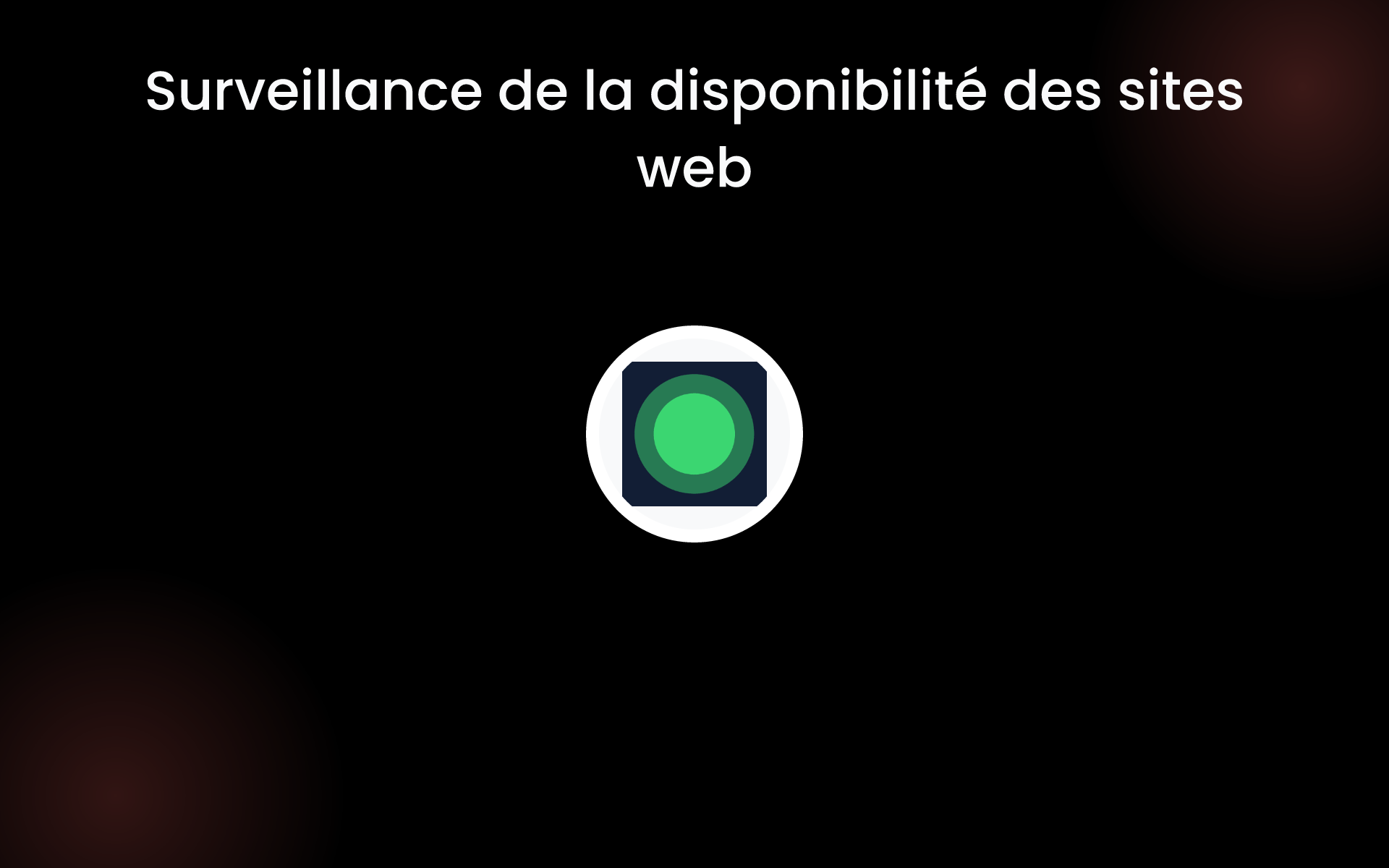 Surveillance de la disponibilité des sites web tools