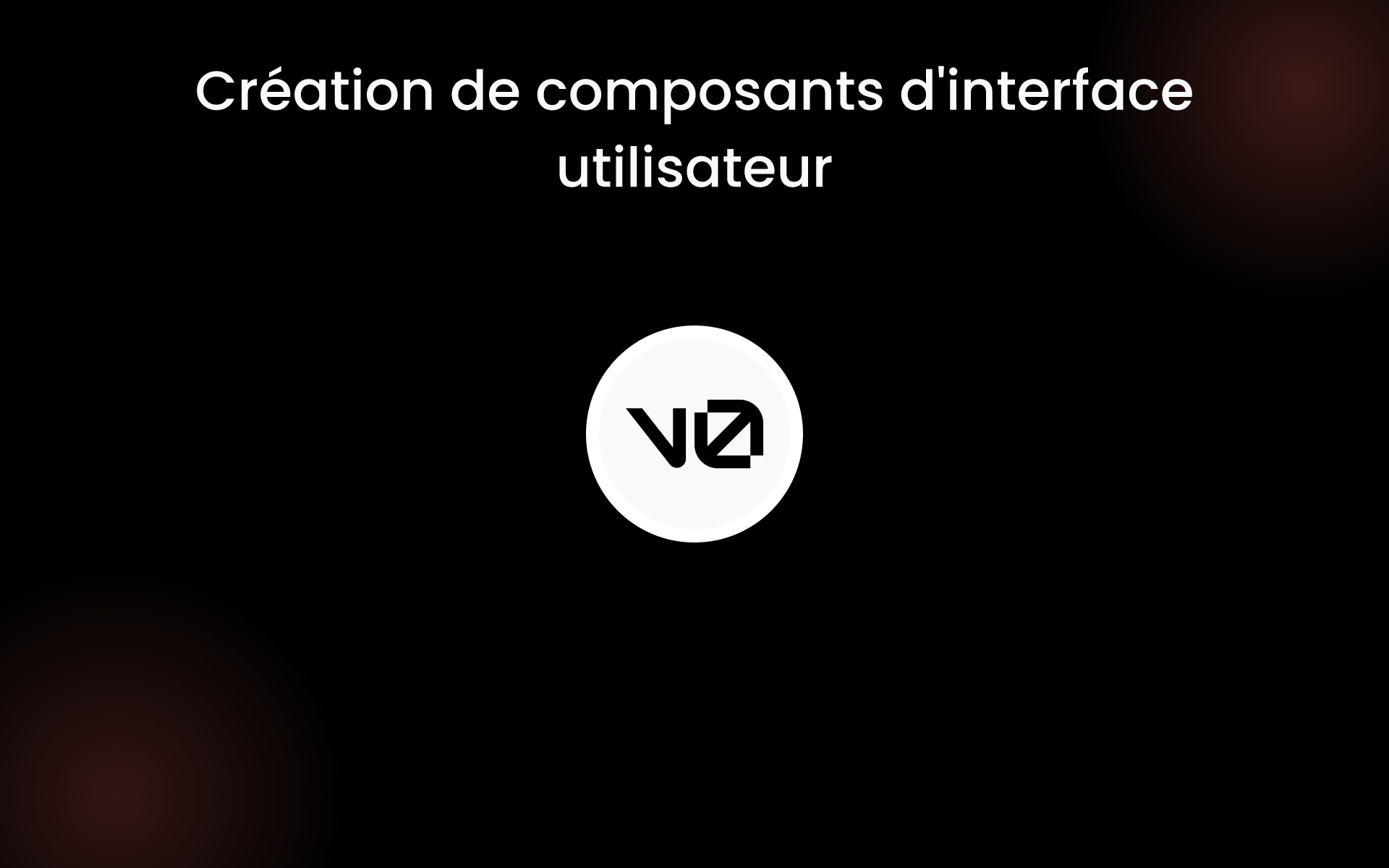 Création de composants d'interface utilisateur tools