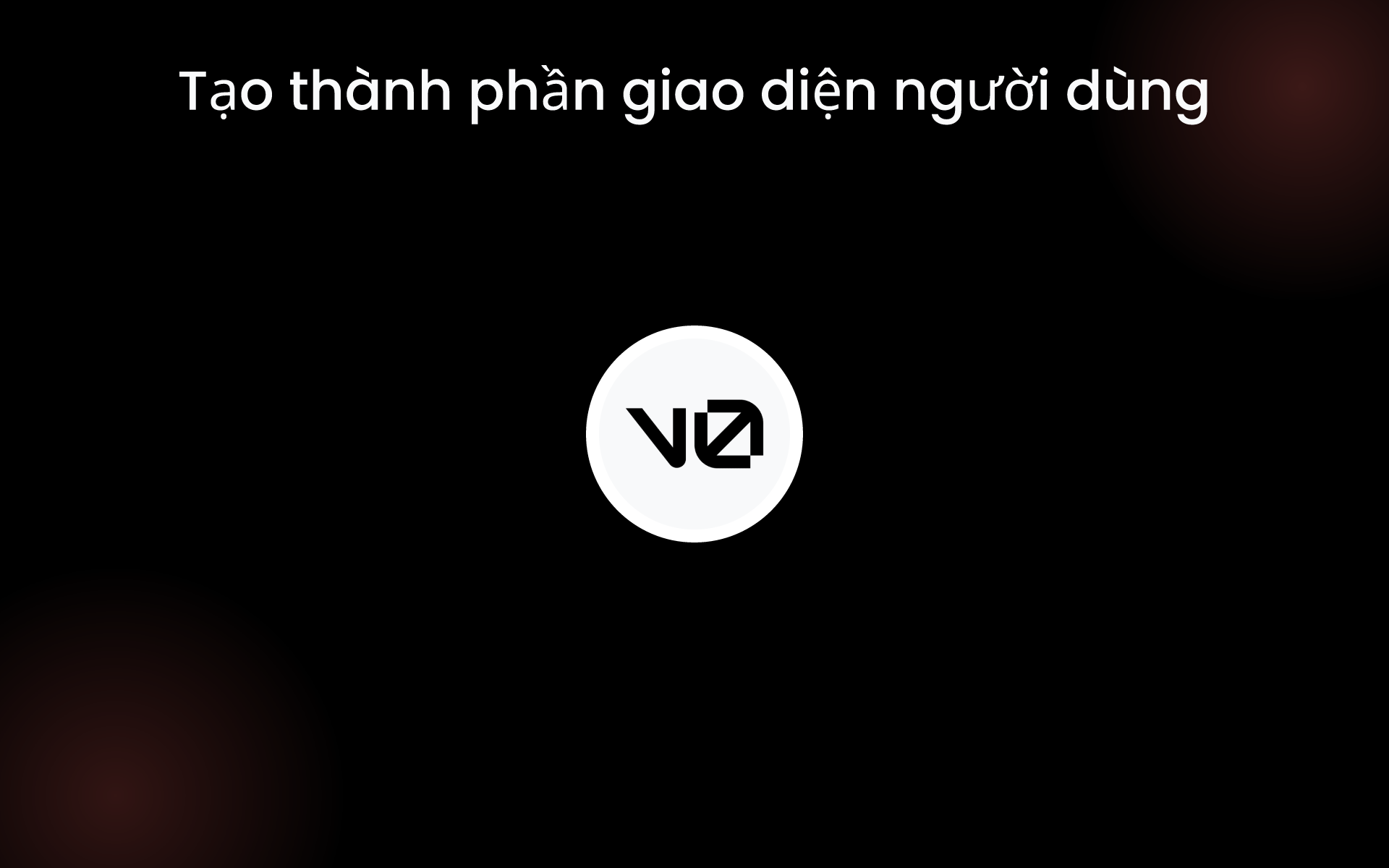 Tạo thành phần giao diện người dùng tools