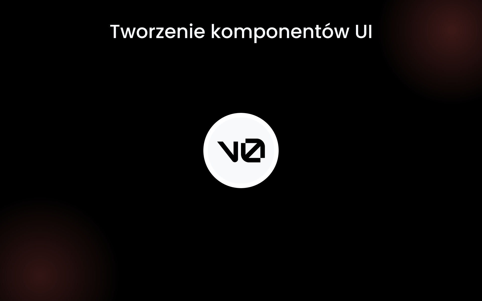 Tworzenie komponentów UI tools Tworzenie komponentów UI tools