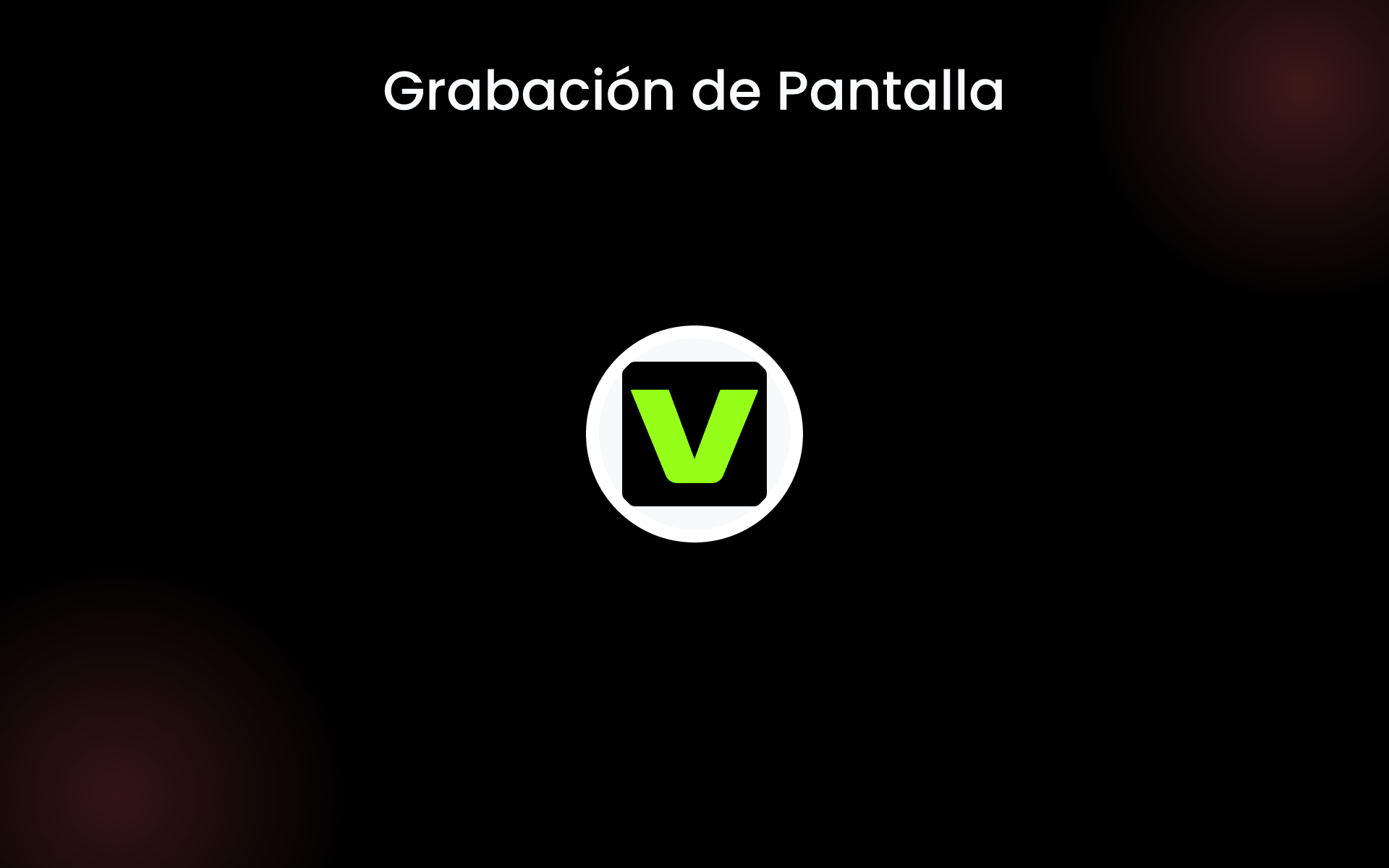 Grabación de Pantalla tools