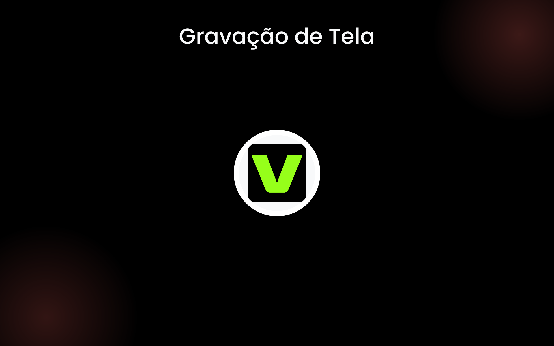 Gravação de Tela tools