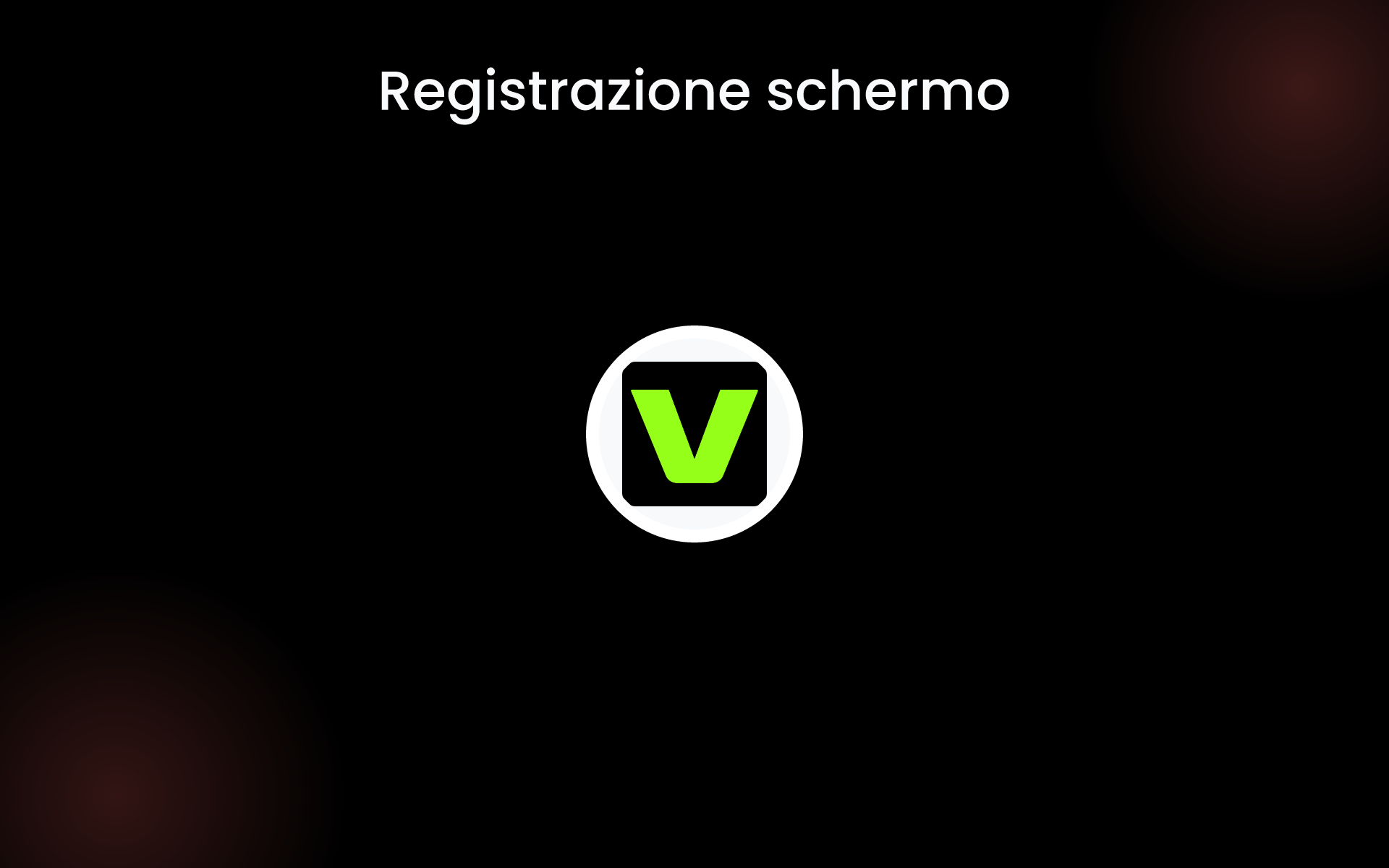Registrazione schermo tools