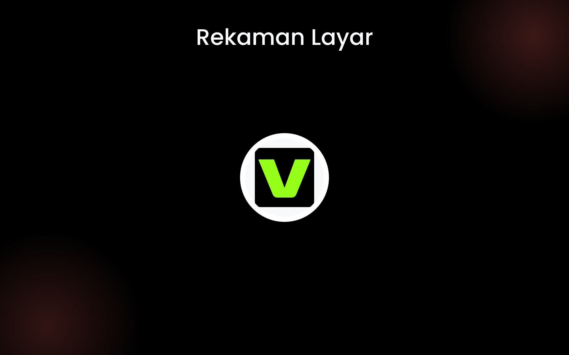 Rekaman Layar tools