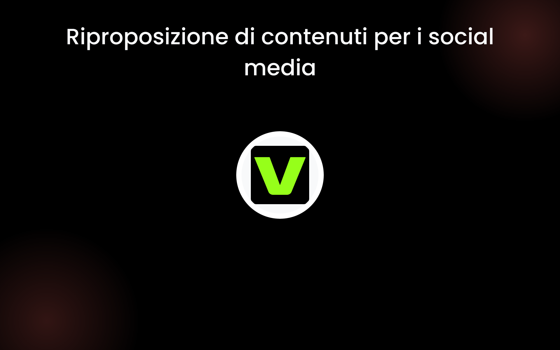 Riproposizione di contenuti per i social media tools